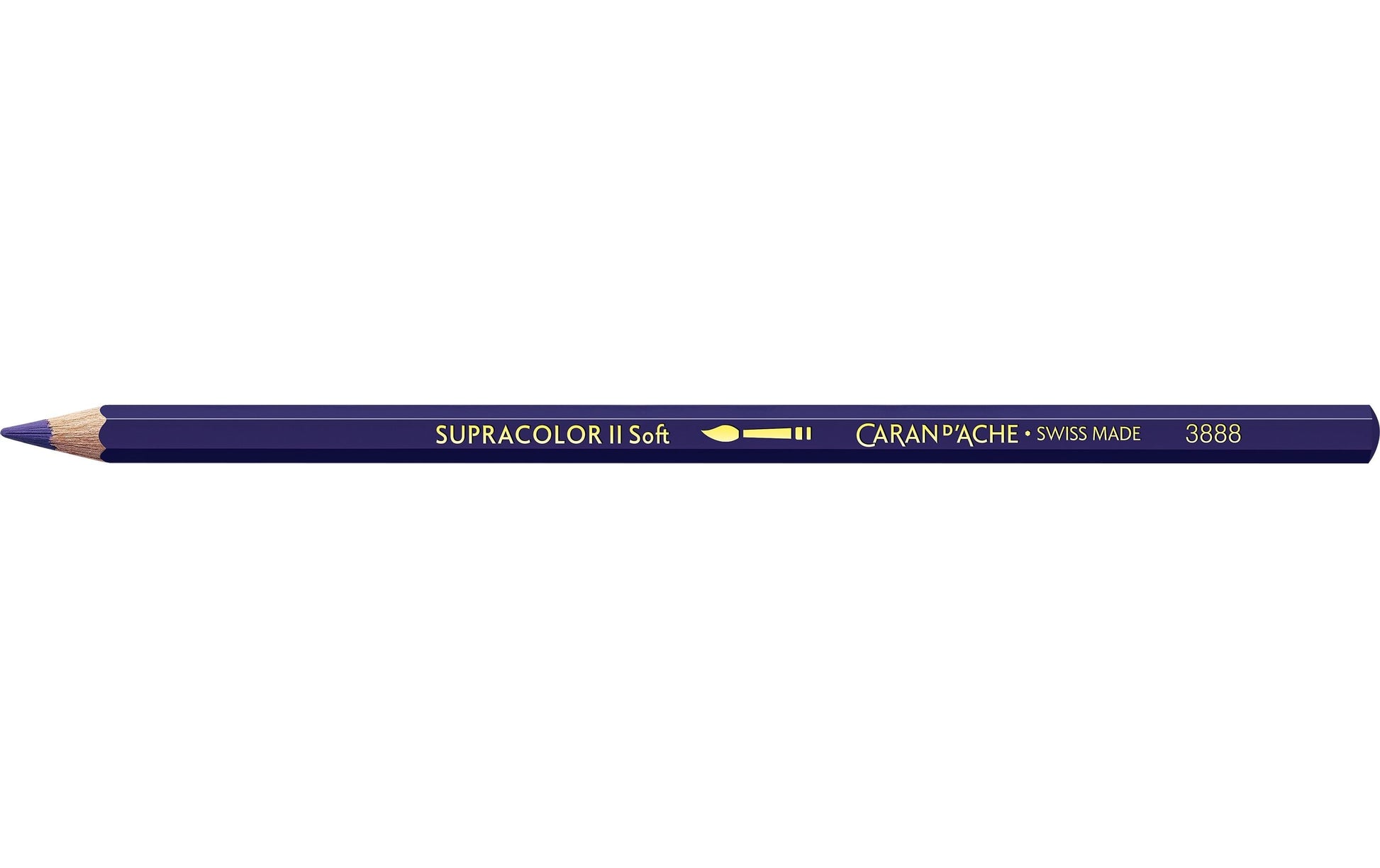 Caran d-Ache Caran d'Ache Aquarellfarbstift Supracolor Soft – violett, im Metalletui, Ø 3,8 mm, FSC
