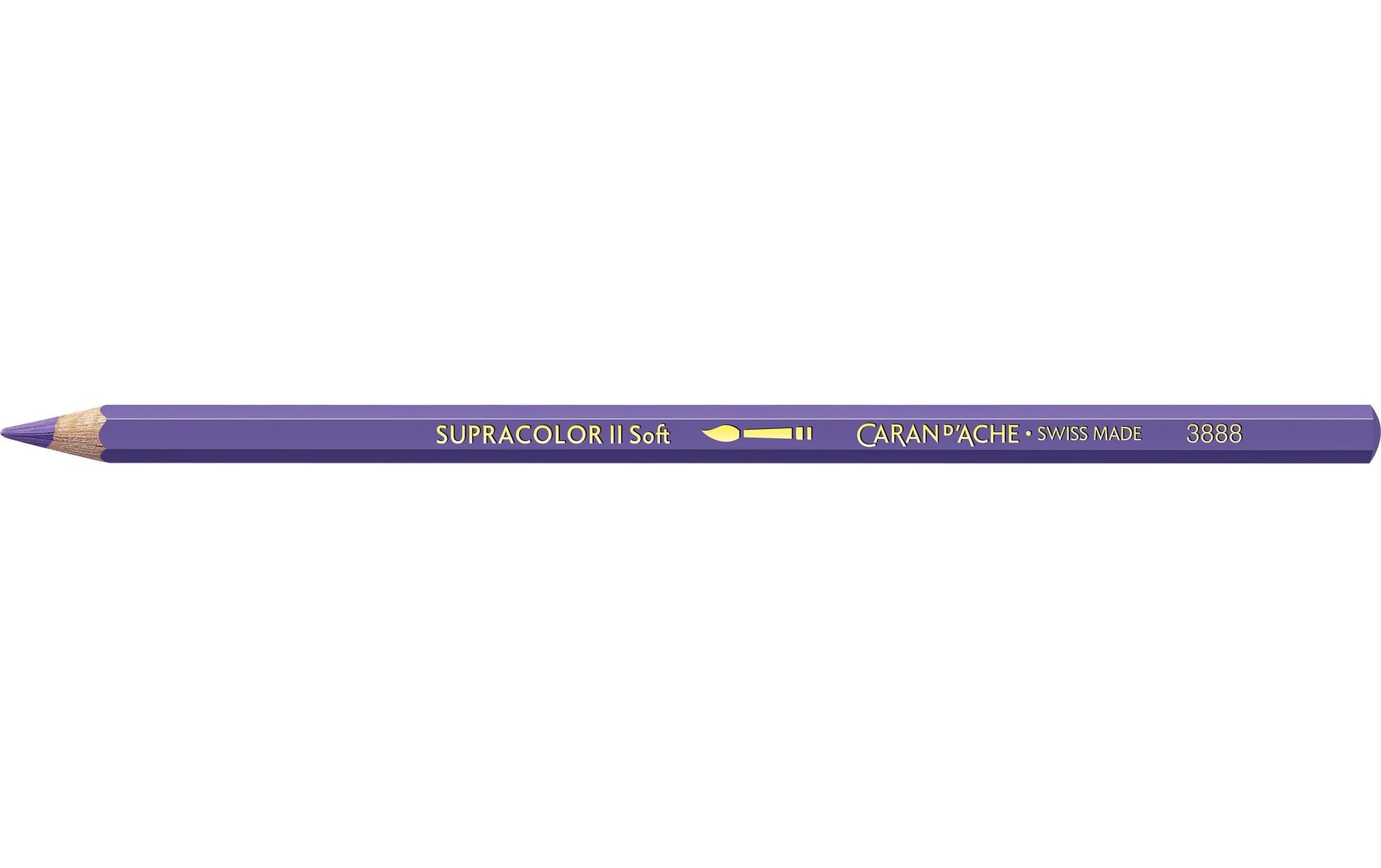 Caran d-Ache Caran d'Ache Aquarellfarbstift Supracolor Soft – Hellviolett, im Metalletui, Ø 3,8 mm, FSC