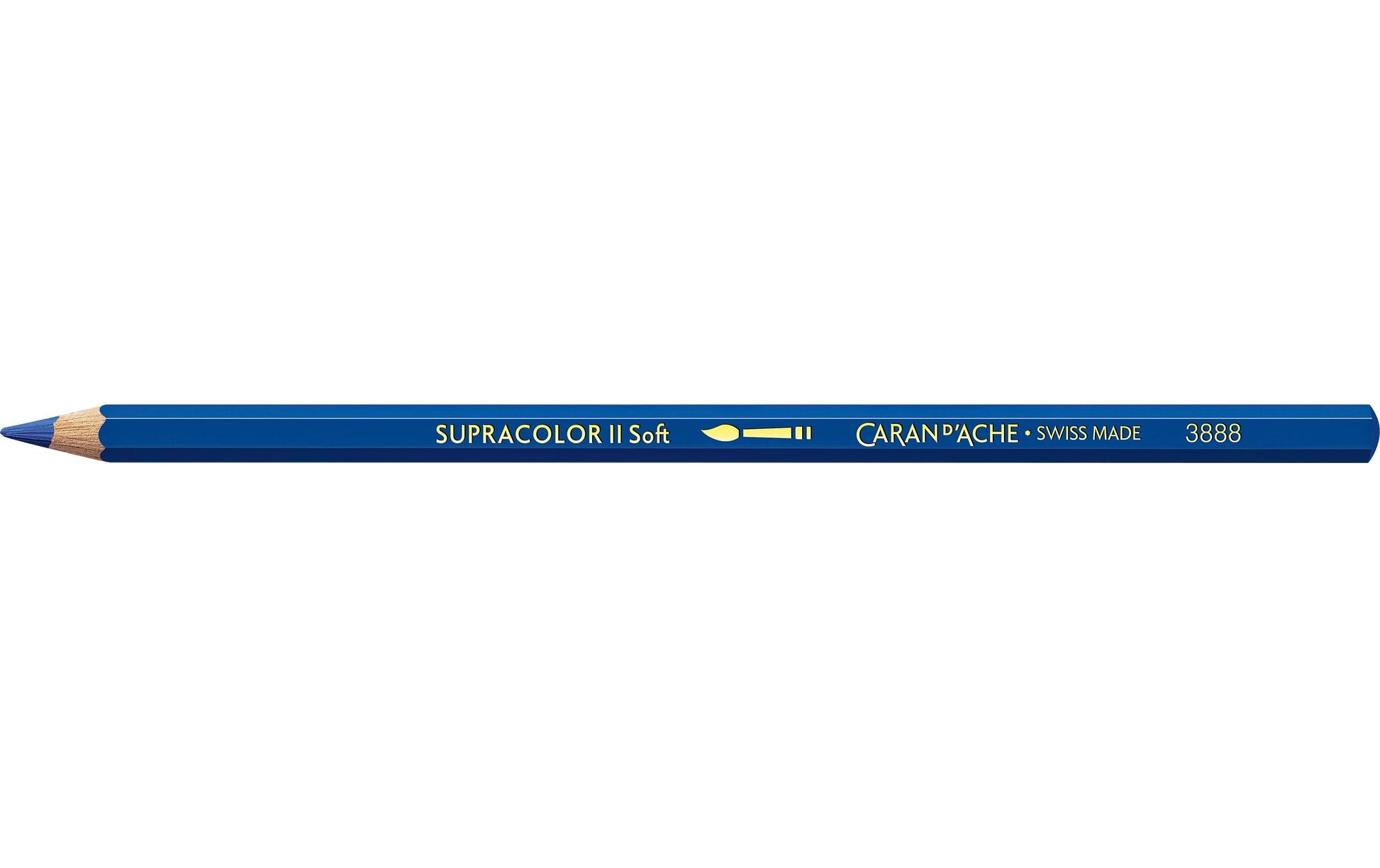 Caran d-Ache Caran d'Ache Aquarellfarbstift Supracolor Soft – Ultramarinblau, im Metalletui, Ø 3,8 mm, FSC