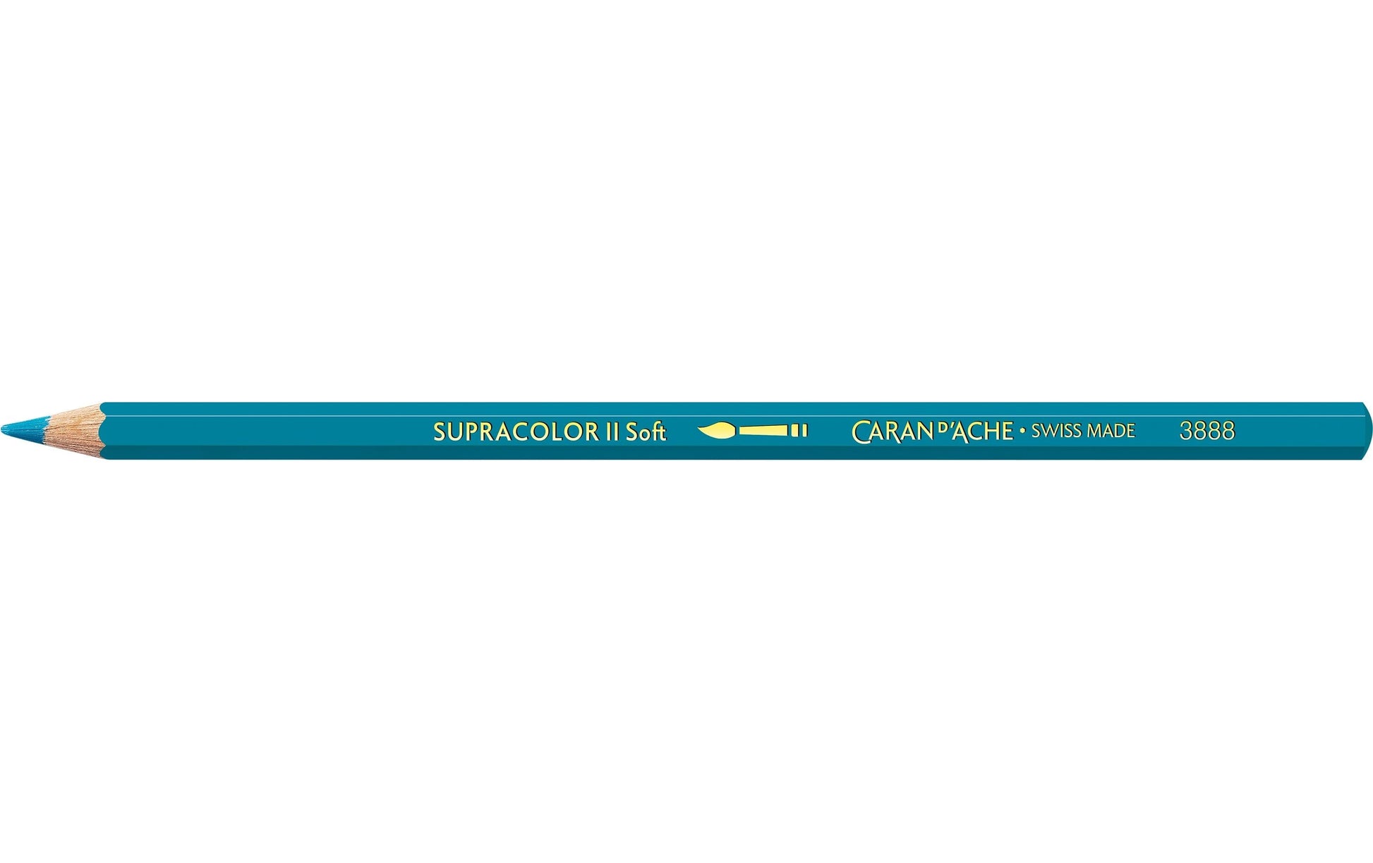 Caran d-Ache Caran d'Ache Aquarellfarbstift Supracolor Soft – Kobaltblau, im Metalletui, Ø 3,8 mm, FSC
