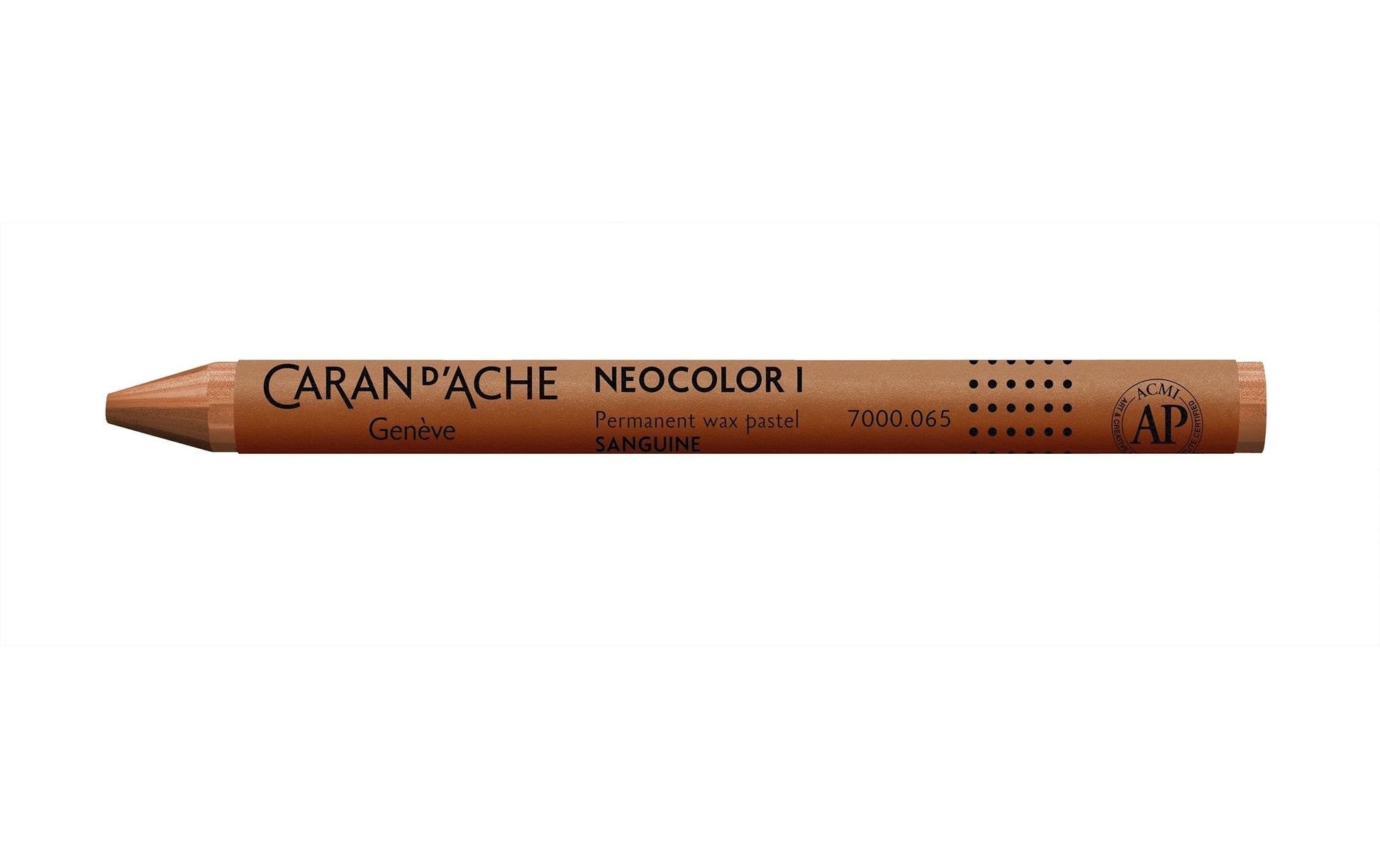 Caran d-Ache Caran d'Ache Neocolor Wachsmalkreide – rotbraun, Ø 9 × 100 mm, wasserfest, lichtbeständig