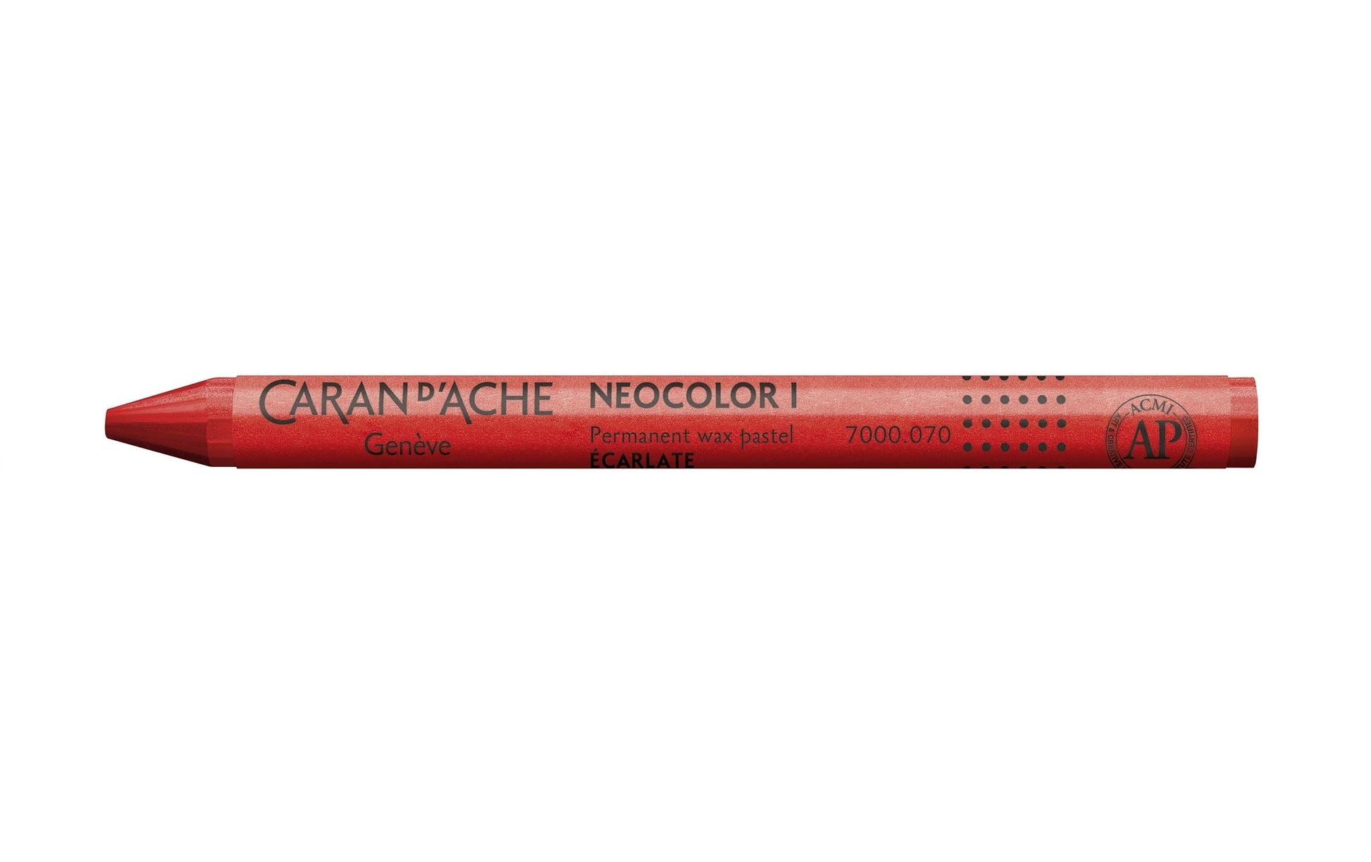 Caran d-Ache Caran d'Ache Neocolor Ölbasierter Farbstift – Scharlachrot, Mine Ø 8,6 mm