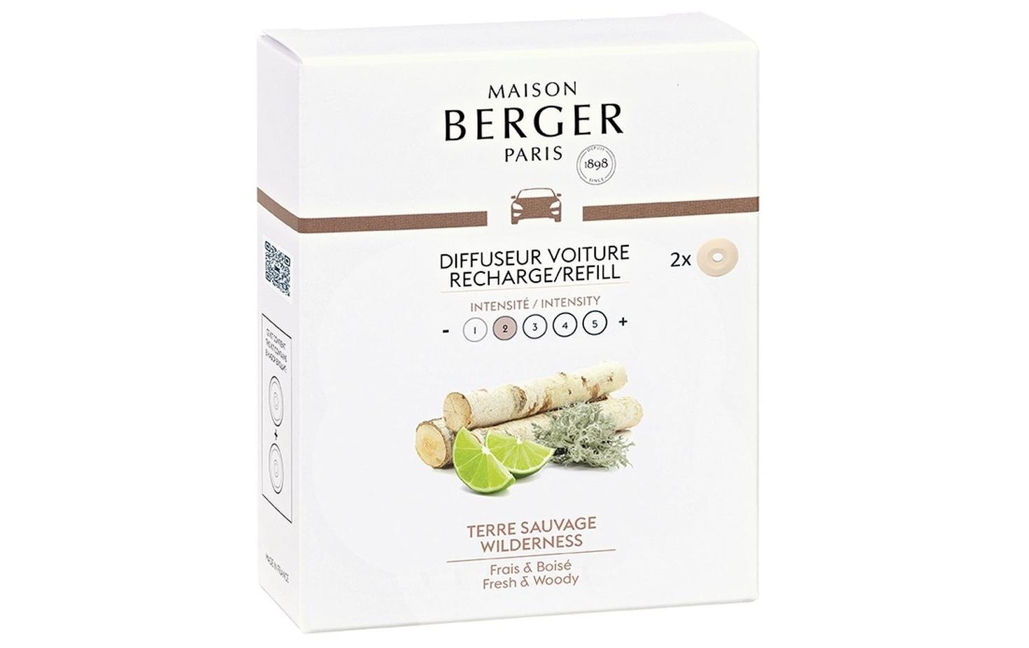 Maison Berger Paris Maison Berger Terre Sauvage – Duftkartusche, 60 Tage, 2er-Pack