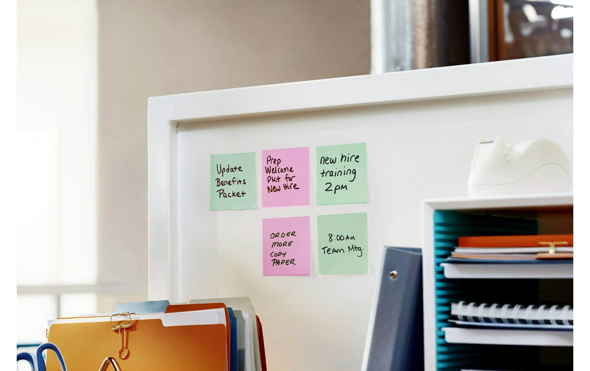Post-it Haftnotizen – 127×76 mm – sortiert, 6×100 Blatt, PEFC