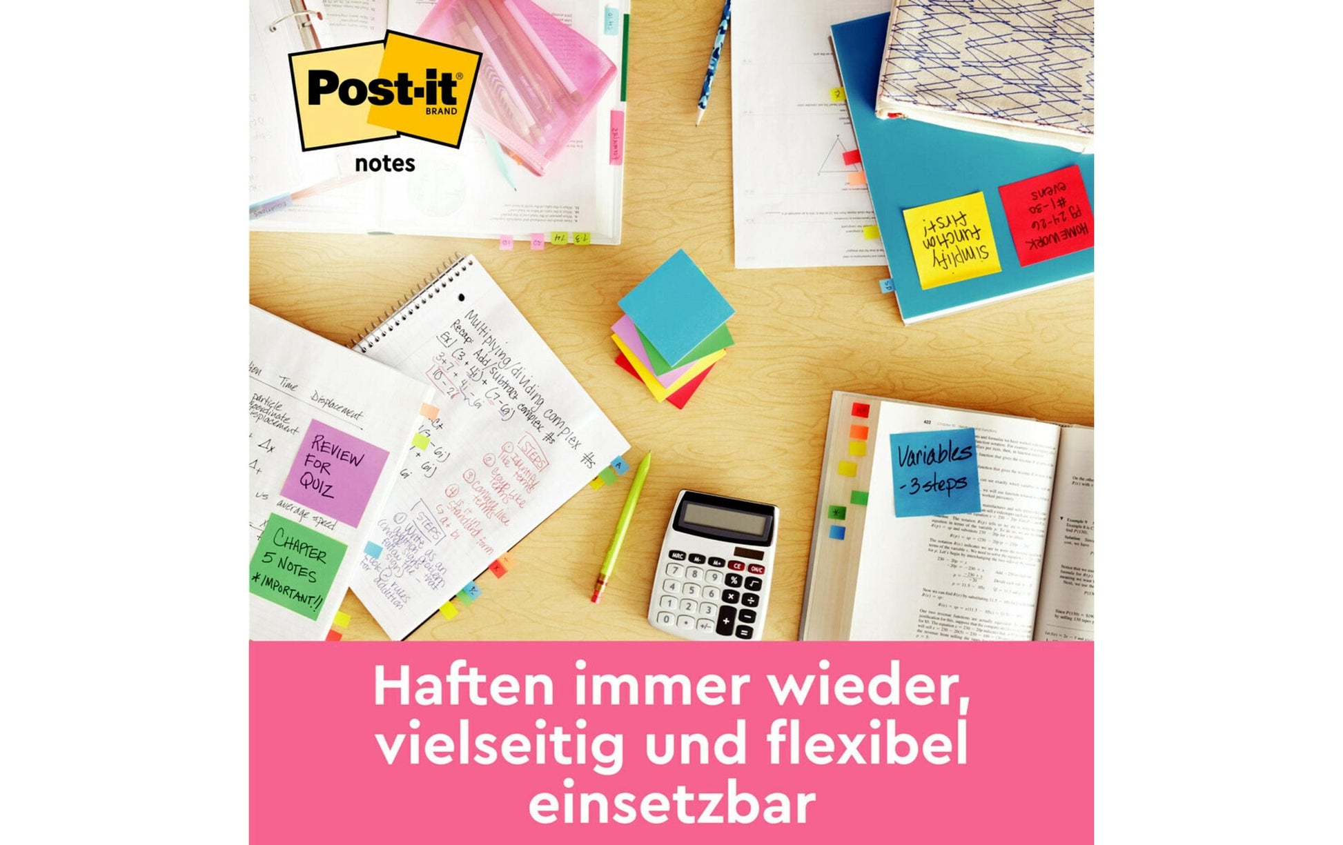 Post-it Beachside Haftnotizen – 76 × 76 mm – sortiert, 100 Blatt/Block, 6er-Pack, PEFC