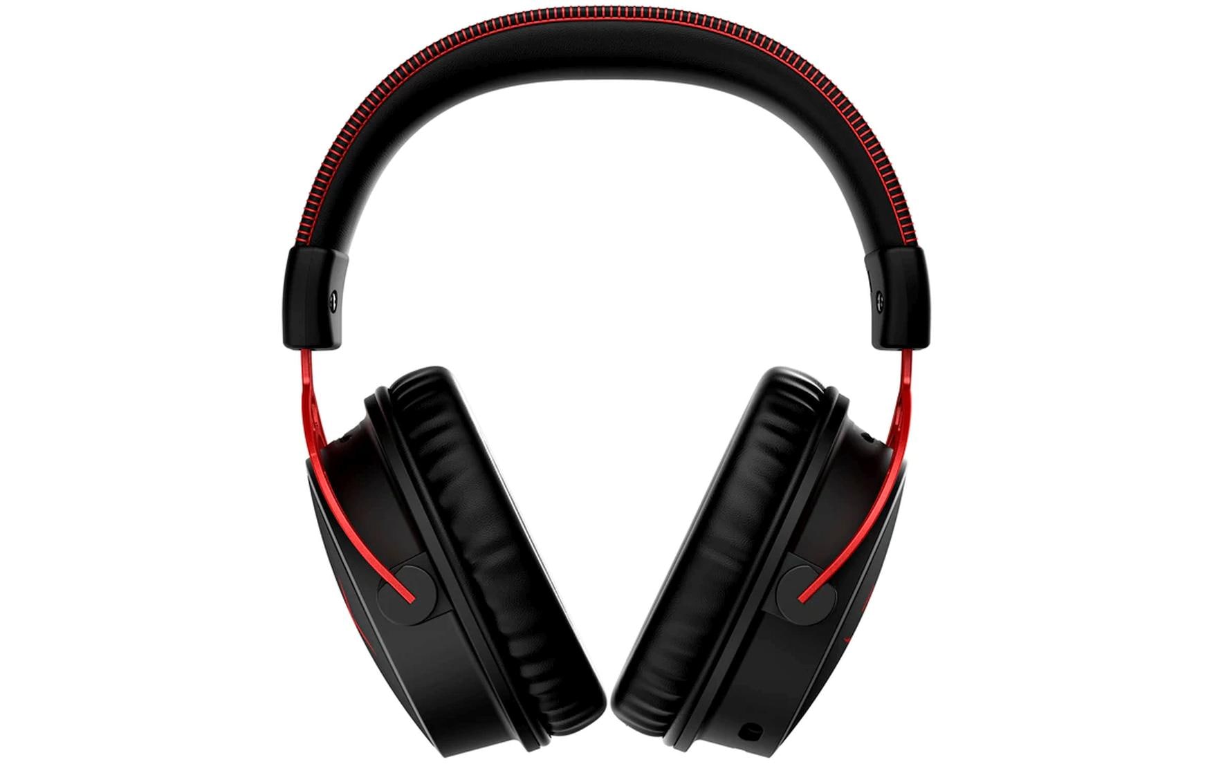 HyperX Cloud Alpha – Over-Ear Gaming-Headset – Kabellos, USB-A, Surround-Sound – Schwarz/Rot – bis 300 h
