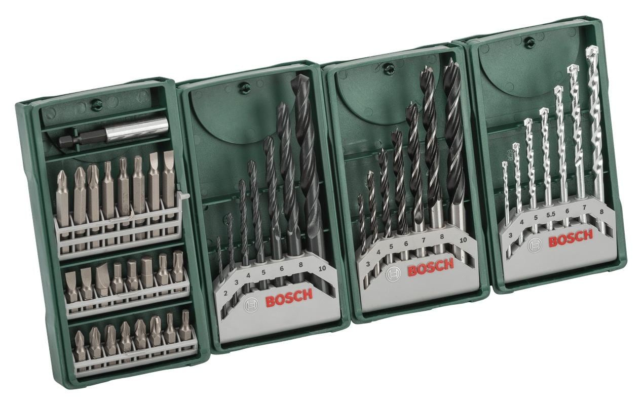 Bosch Mini-X-Line Bohr- & Bit-Set – Pozidriv