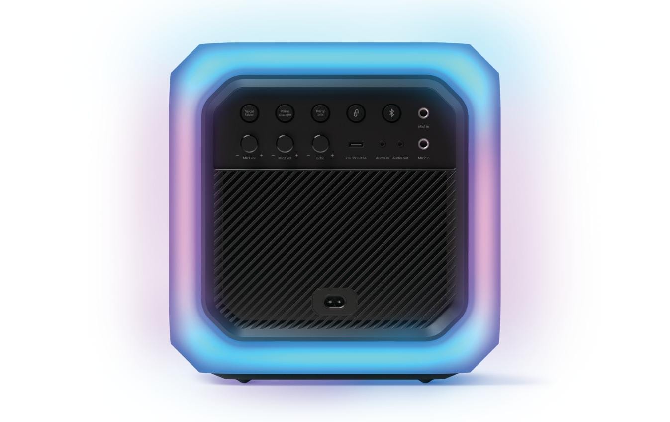 Philips 7000 Serie TAX7207/10 – Party-Lautsprecher – 80 W, 12 h Akku, LED, Bluetooth 5.0, Schwarz