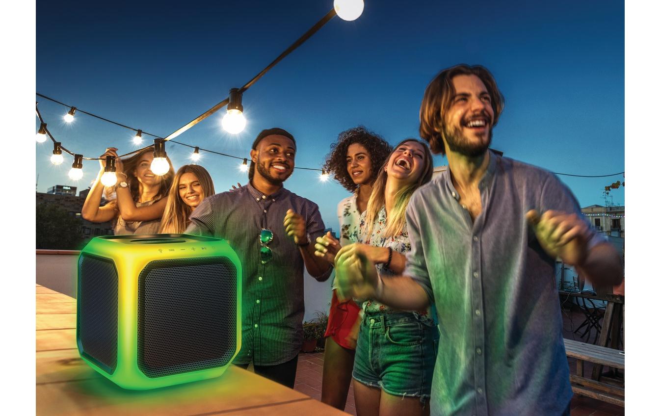 Philips 7000 Serie TAX7207/10 – Party-Lautsprecher – 80 W, 12 h Akku, LED, Bluetooth 5.0, Schwarz