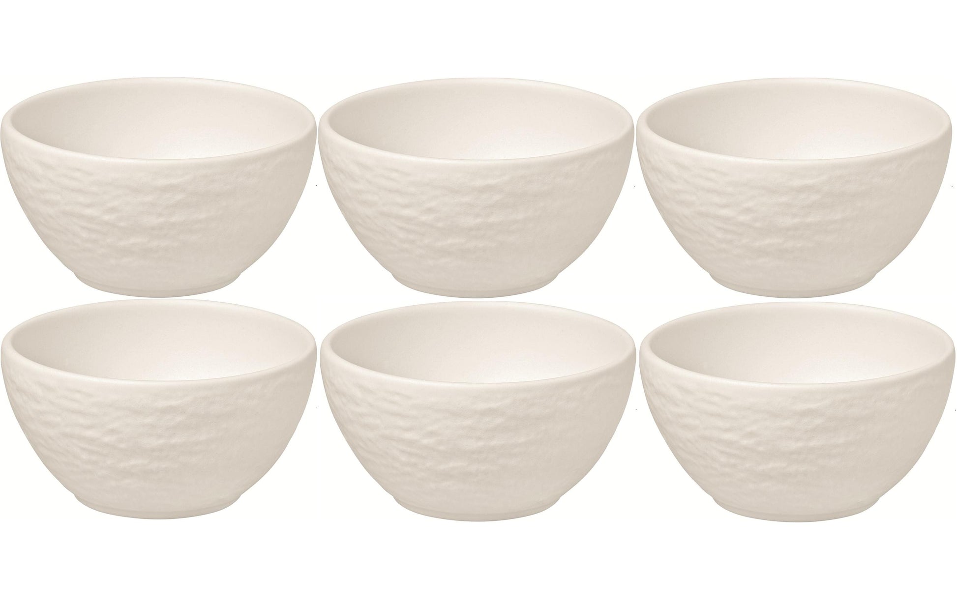 Villeroy & Boch Manufacture Rock Snackschale – 0,06 l, Porzellan, Weiss
