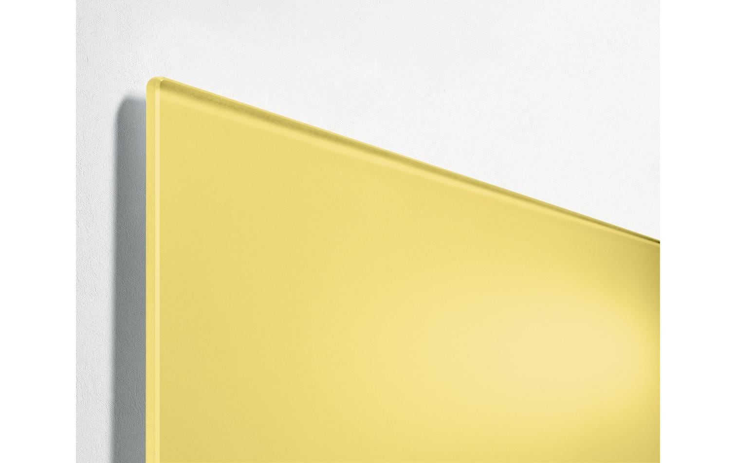 Sigel Whiteboard – 60 × 40 cm, Glas, magnetisch, Wandmontage, inkl. Magnete, Montagesatz