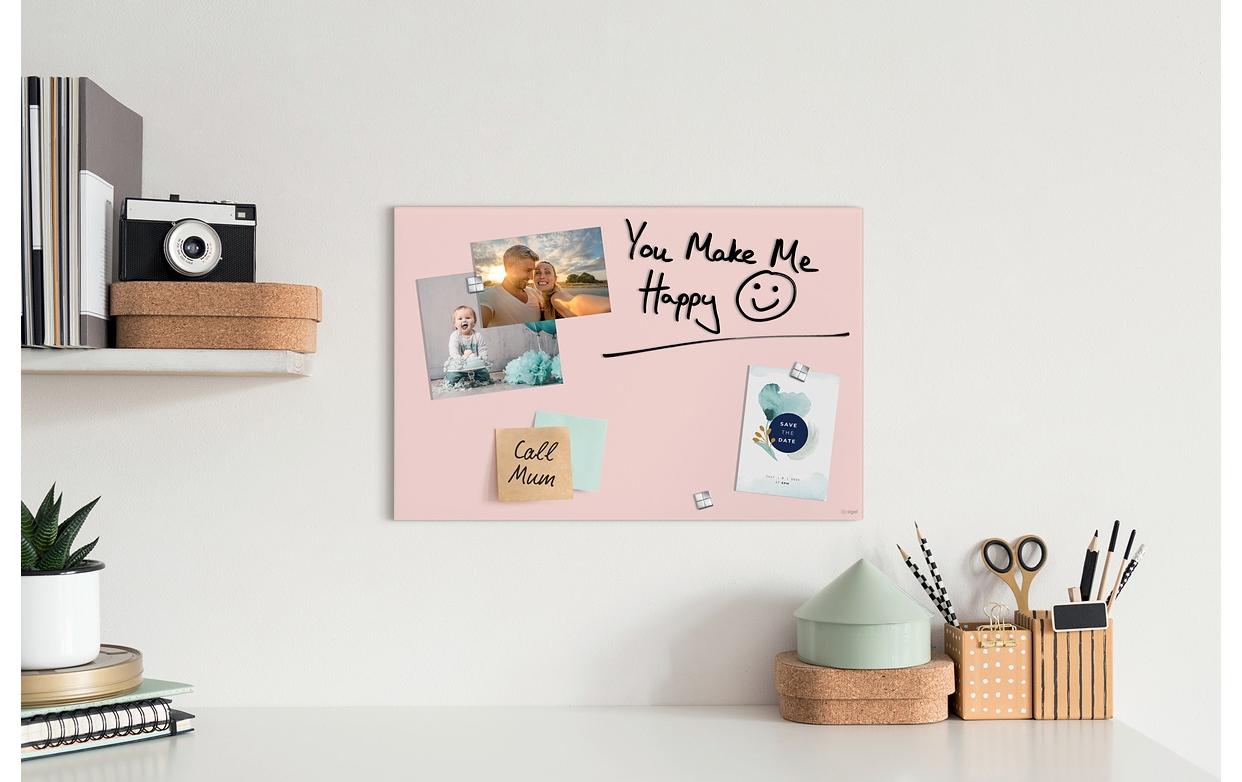 Sigel Whiteboard – 60 × 40 cm, Glas (matt), magnetisch, Wandmontage