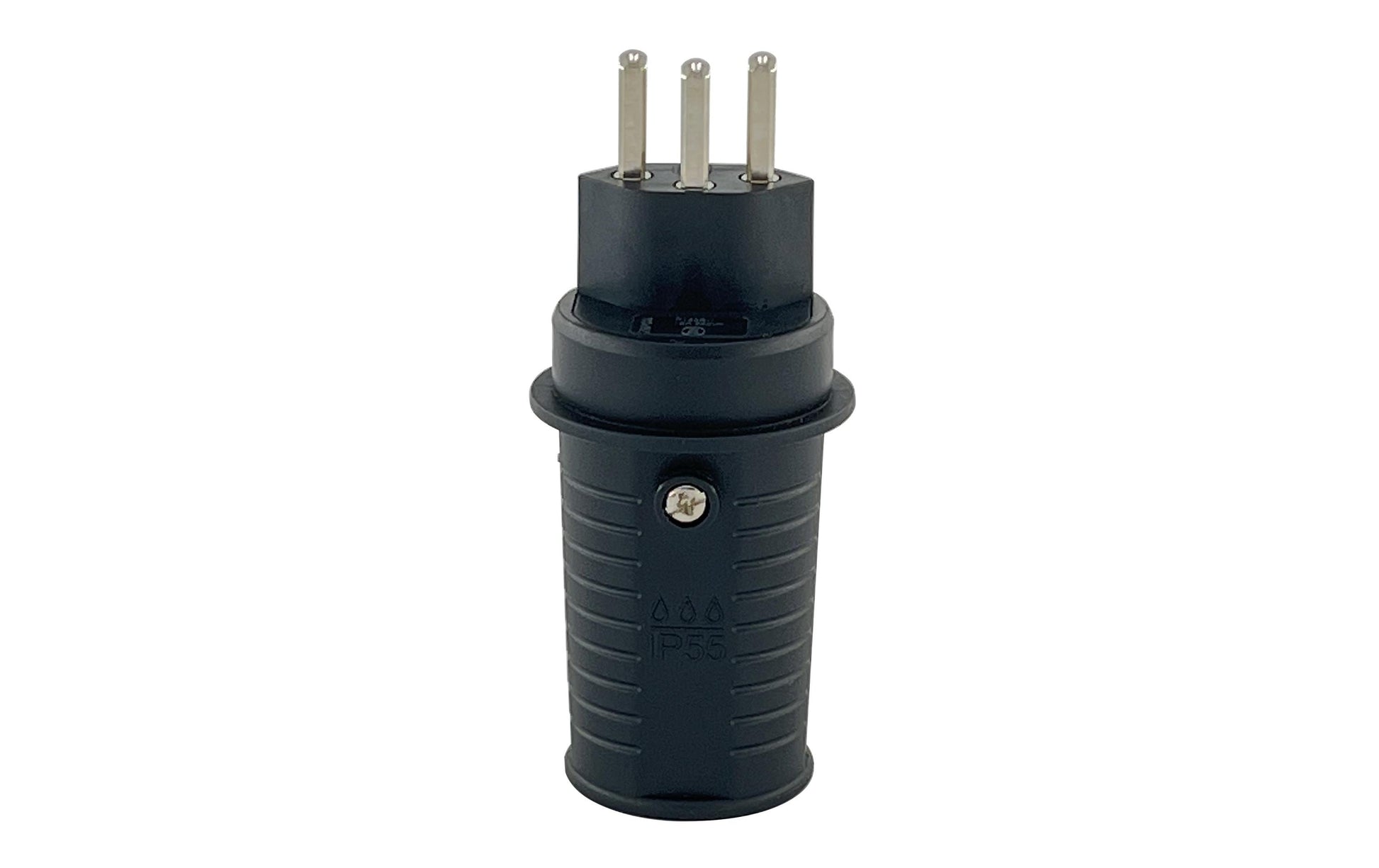 M. Schönenberger Schönenberger Montagestecker, 16 A 250 V, IP55, Eingang T23, Schraubklemme – schwarz