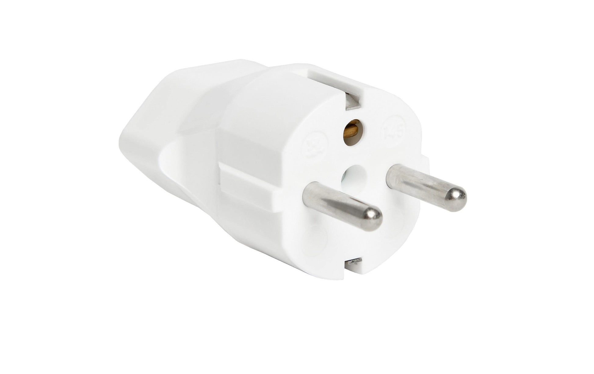 M. Schönenberger Schönenberger Reiseadapter Deutschland zu Schweiz – 1× Fassung, Typ 23, 230 V, 2300 W, 3-polig, Weiss