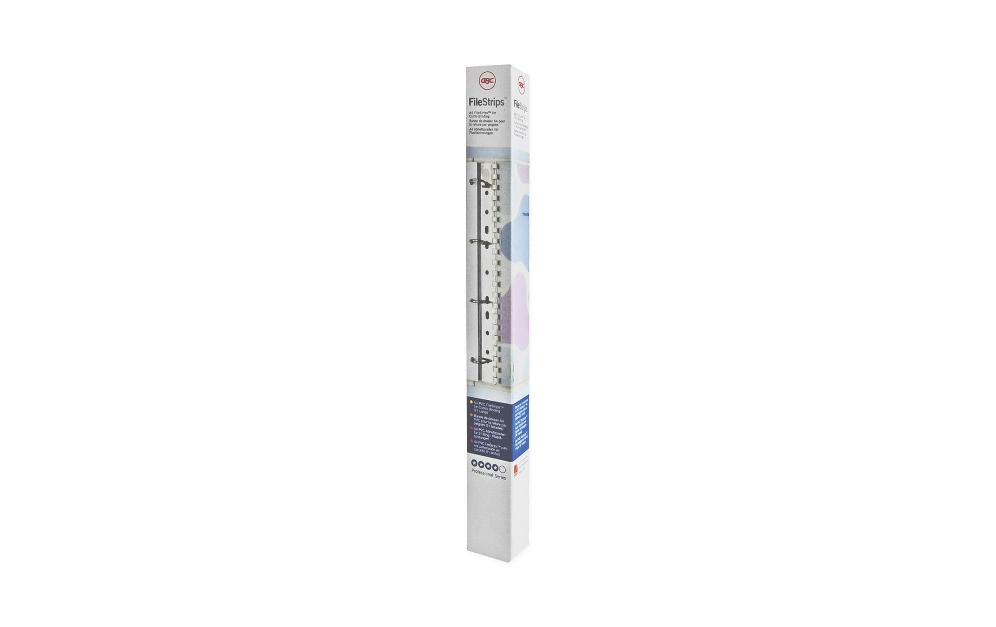 GBC Abheftstreifen – für A4 – transparent, PVC – 100 Stk.