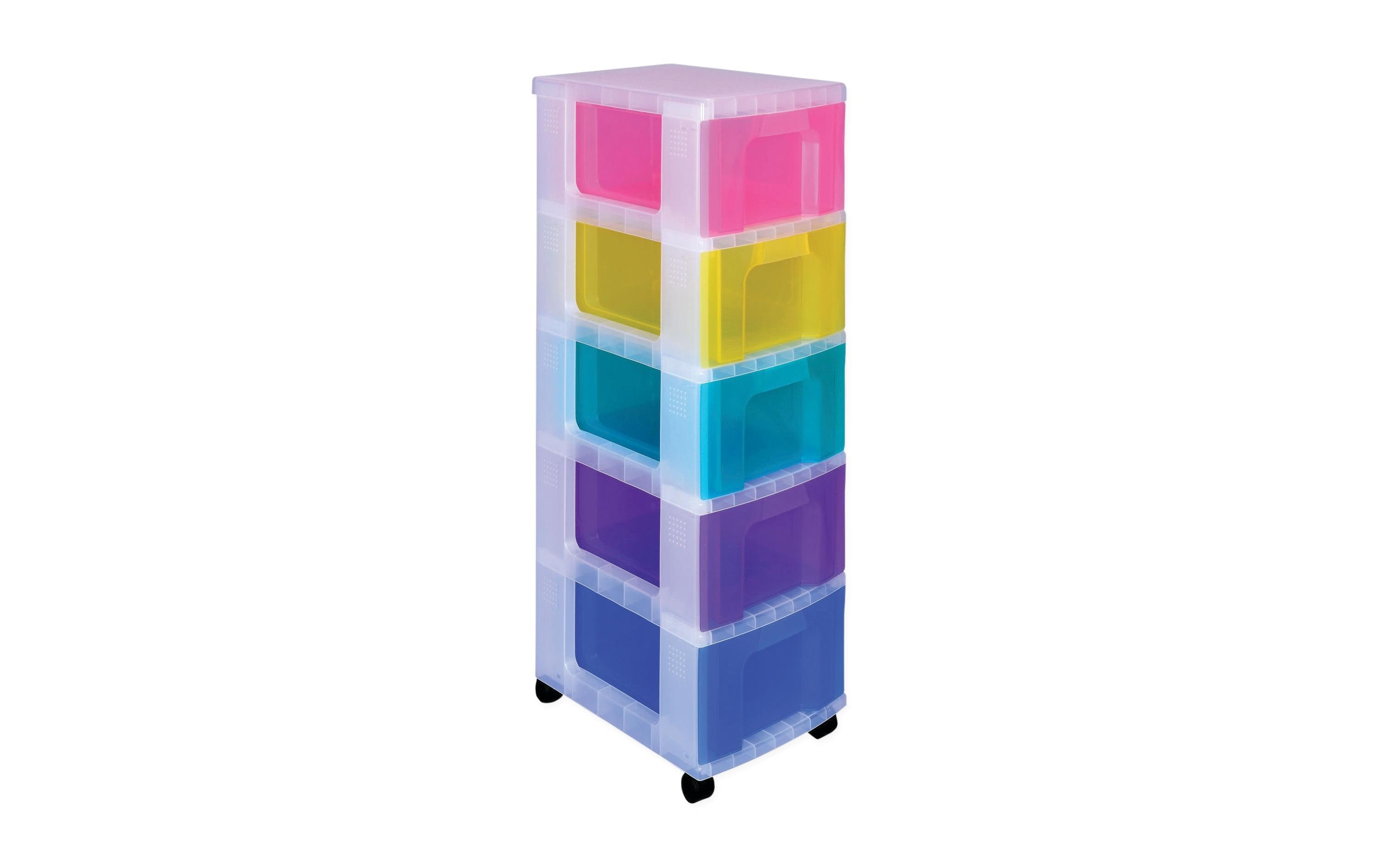 Really Useful Boxes Aufbewahrungsbox 12 l – Kunststoff – Transparent – 300 × 1'050 × 420 mm – Set 5 Stück