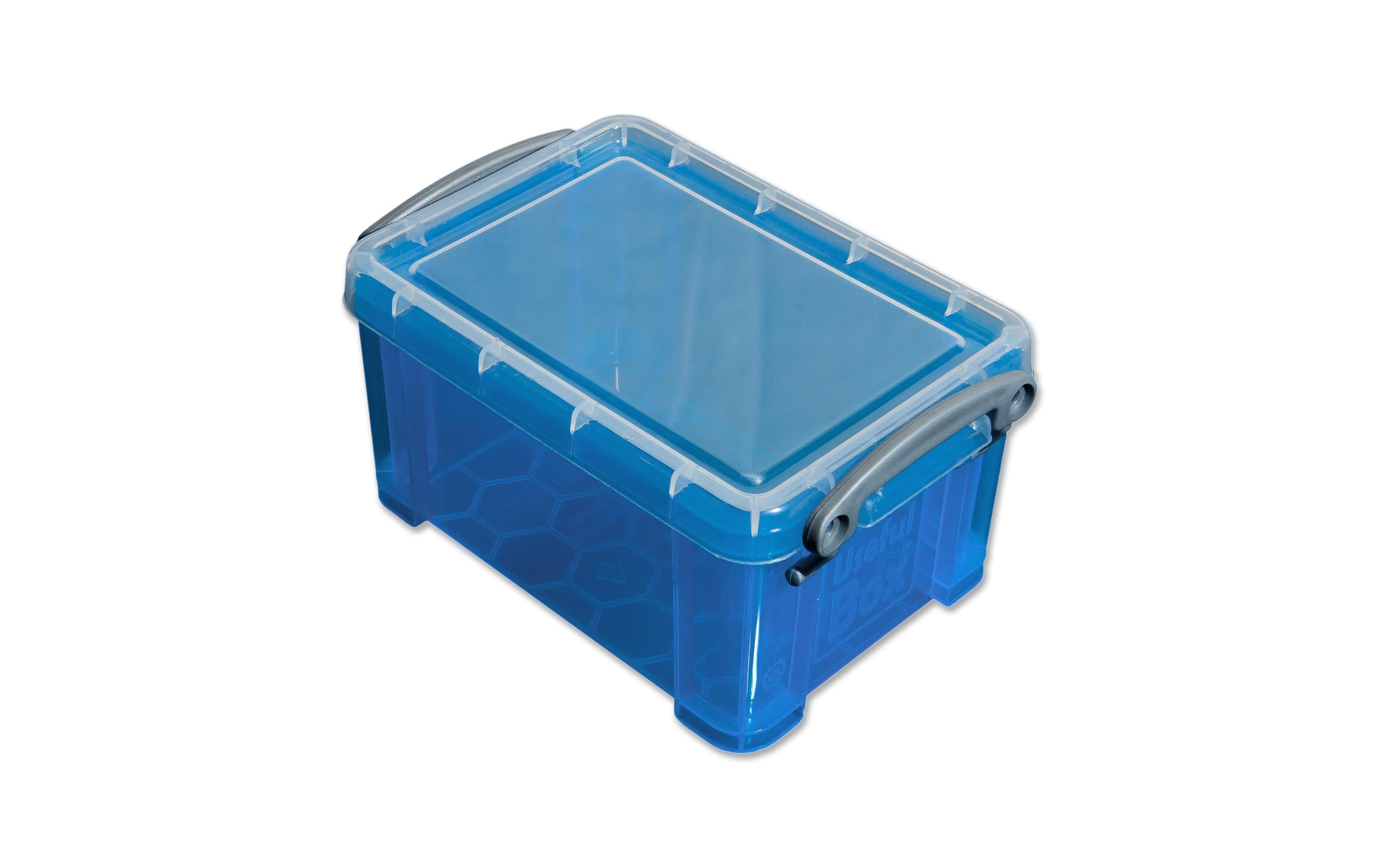 Really Useful Boxes Really Useful Box Aufbewahrungsbox 0,3 l (mit Deckel) – Kunststoff – transparent – 85 × 65 × 120 mm