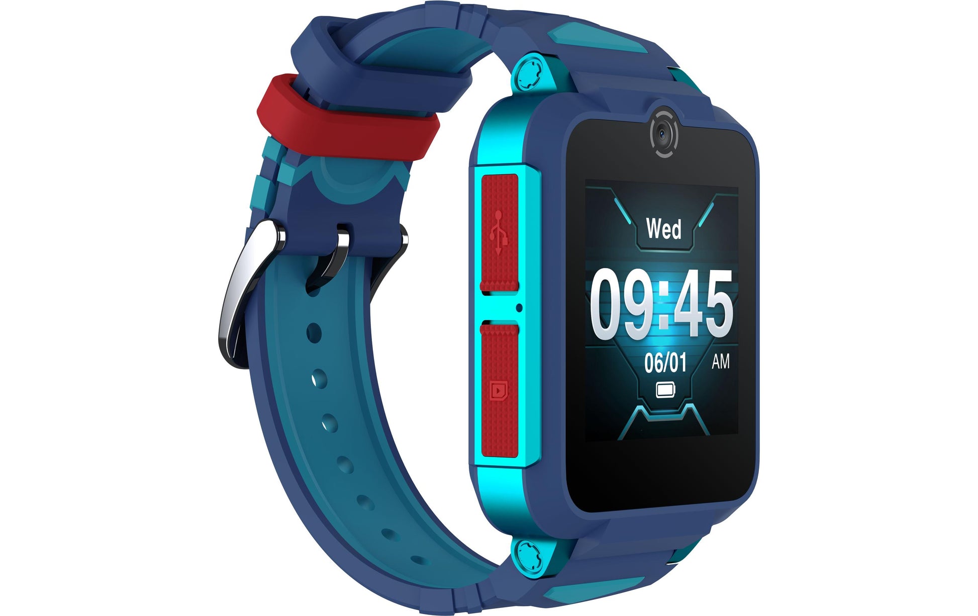TCL MT42X Family Watch – Kinder-Smartwatch – 42 mm, LTE + GPS, 1,54" , Blau