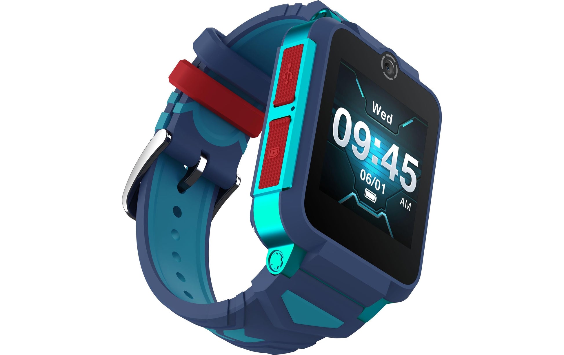 TCL MT42X Family Watch – Kinder-Smartwatch – 42 mm, LTE + GPS, 1,54" , Blau