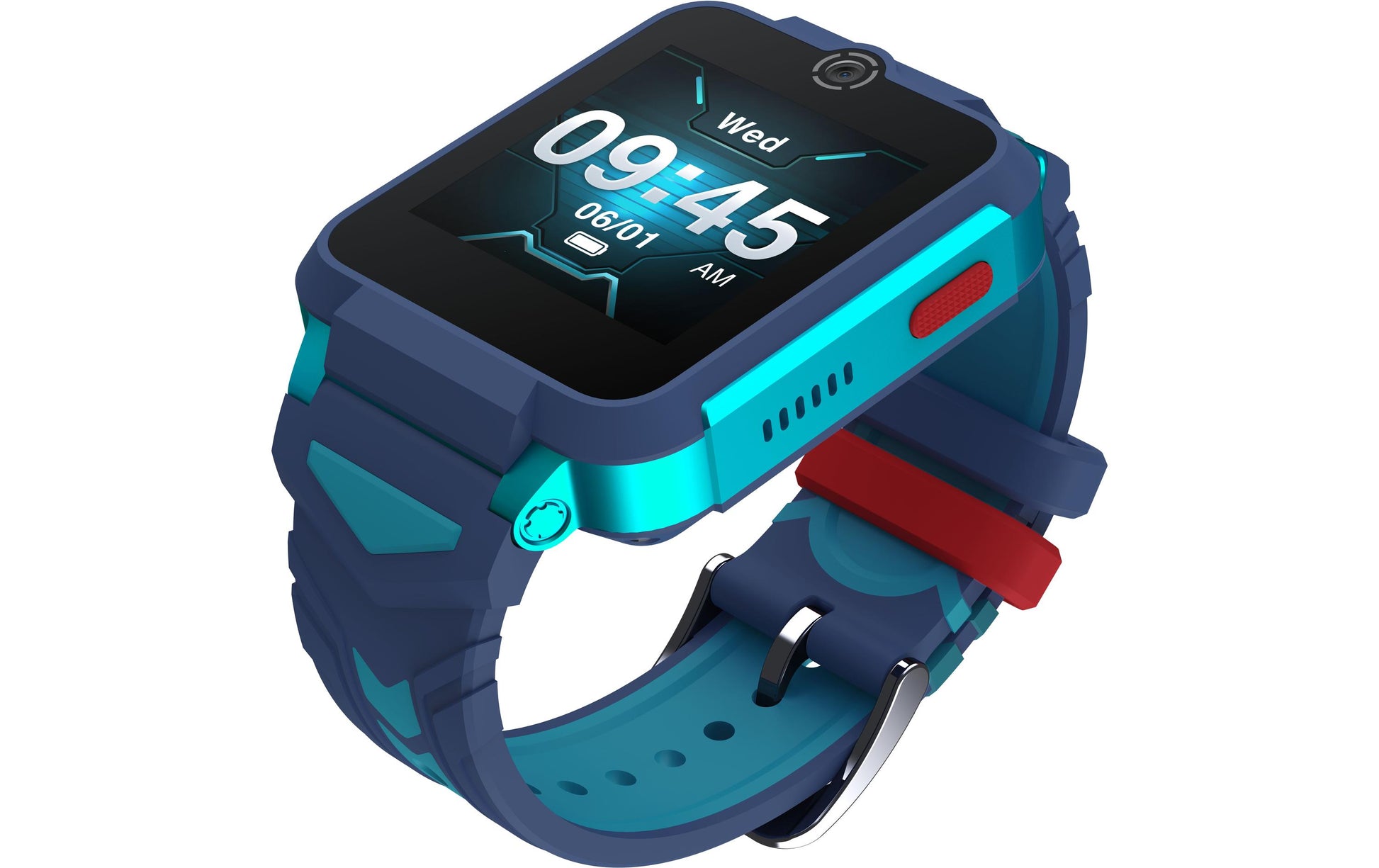 TCL MT42X Family Watch – Kinder-Smartwatch – 42 mm, LTE + GPS, 1,54" , Blau