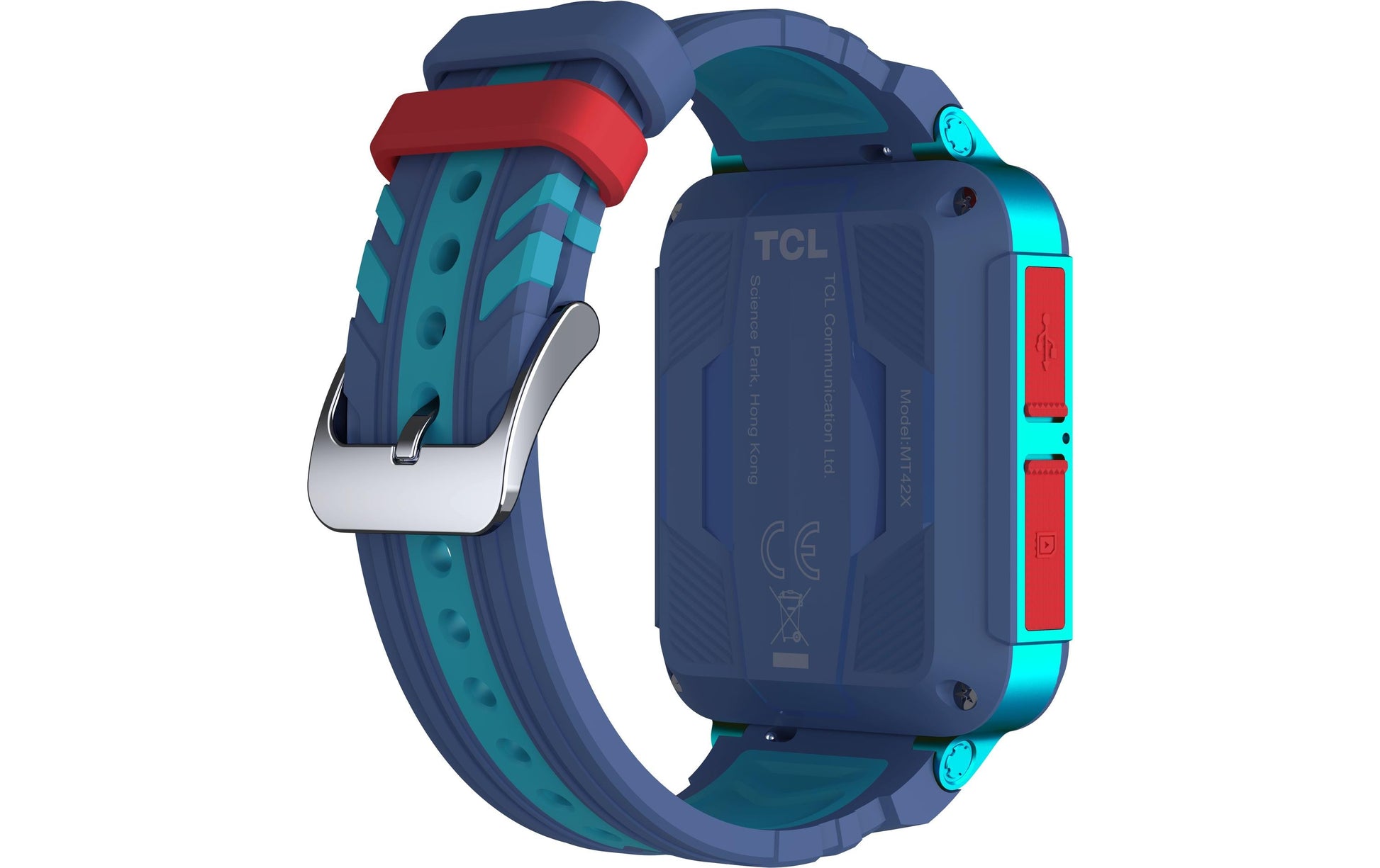 TCL MT42X Family Watch – Kinder-Smartwatch – 42 mm, LTE + GPS, 1,54" , Blau