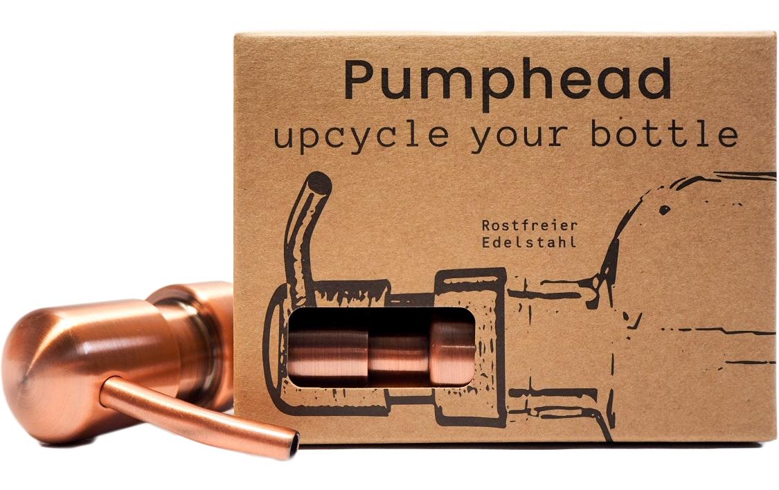 Pumphead Seifenspender – Edelstahl, Kupfer