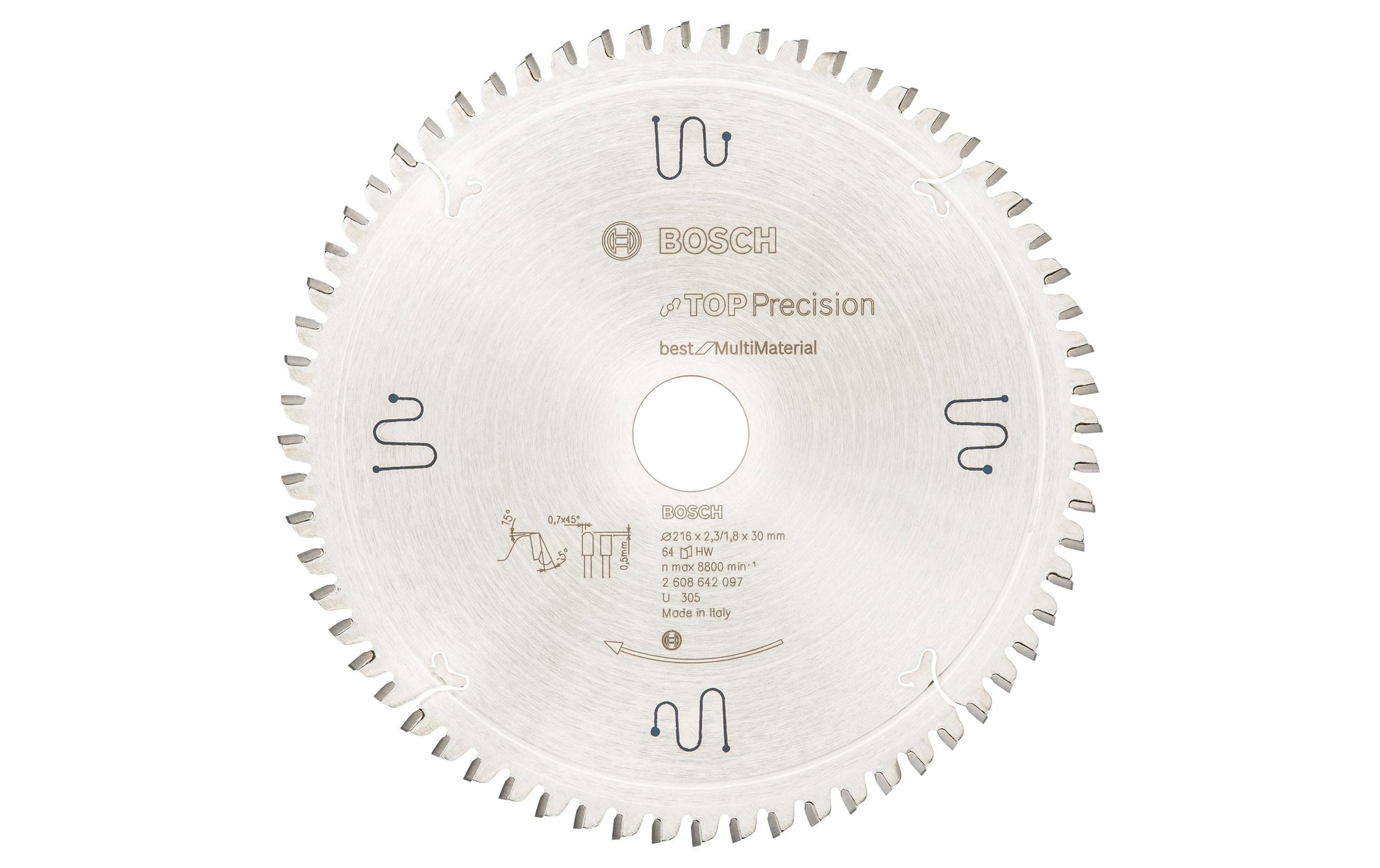 Bosch Professional – Kreissägeblatt, 64 Zähne, 216 mm