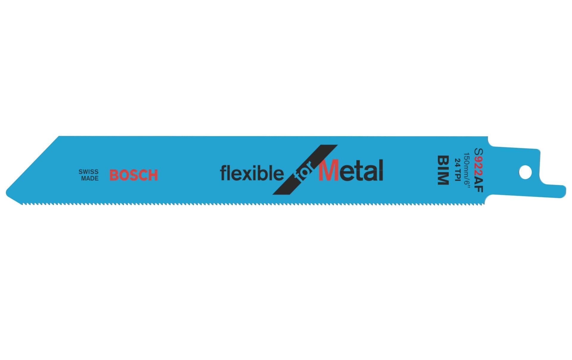 Bosch Professionelles Säbelsägeblatt Bimetall – für Metall – 5 Stk – 24 TPI