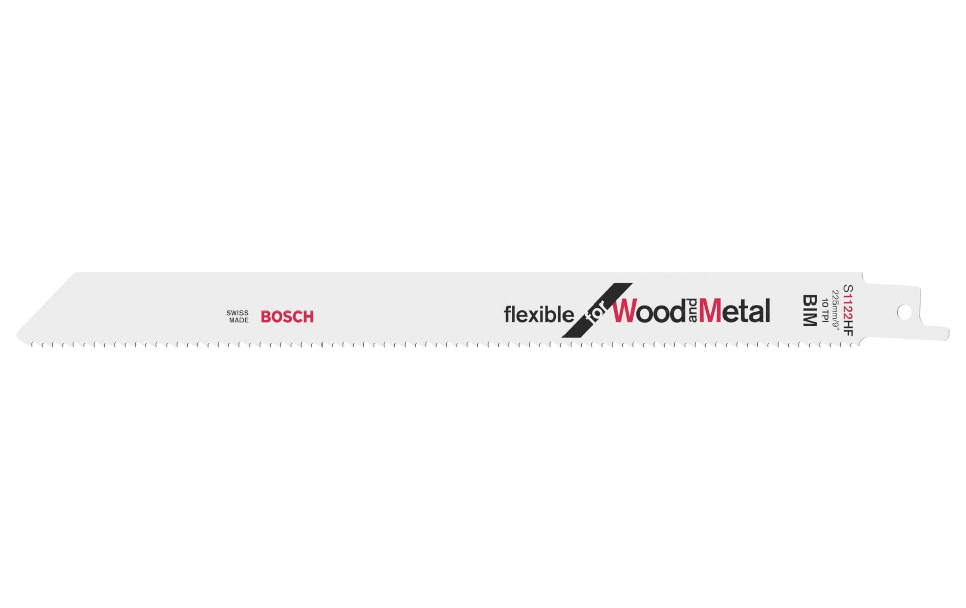 Bosch Professional S 1122 HF Säbelsägeblatt – für Holz – 5 Stk