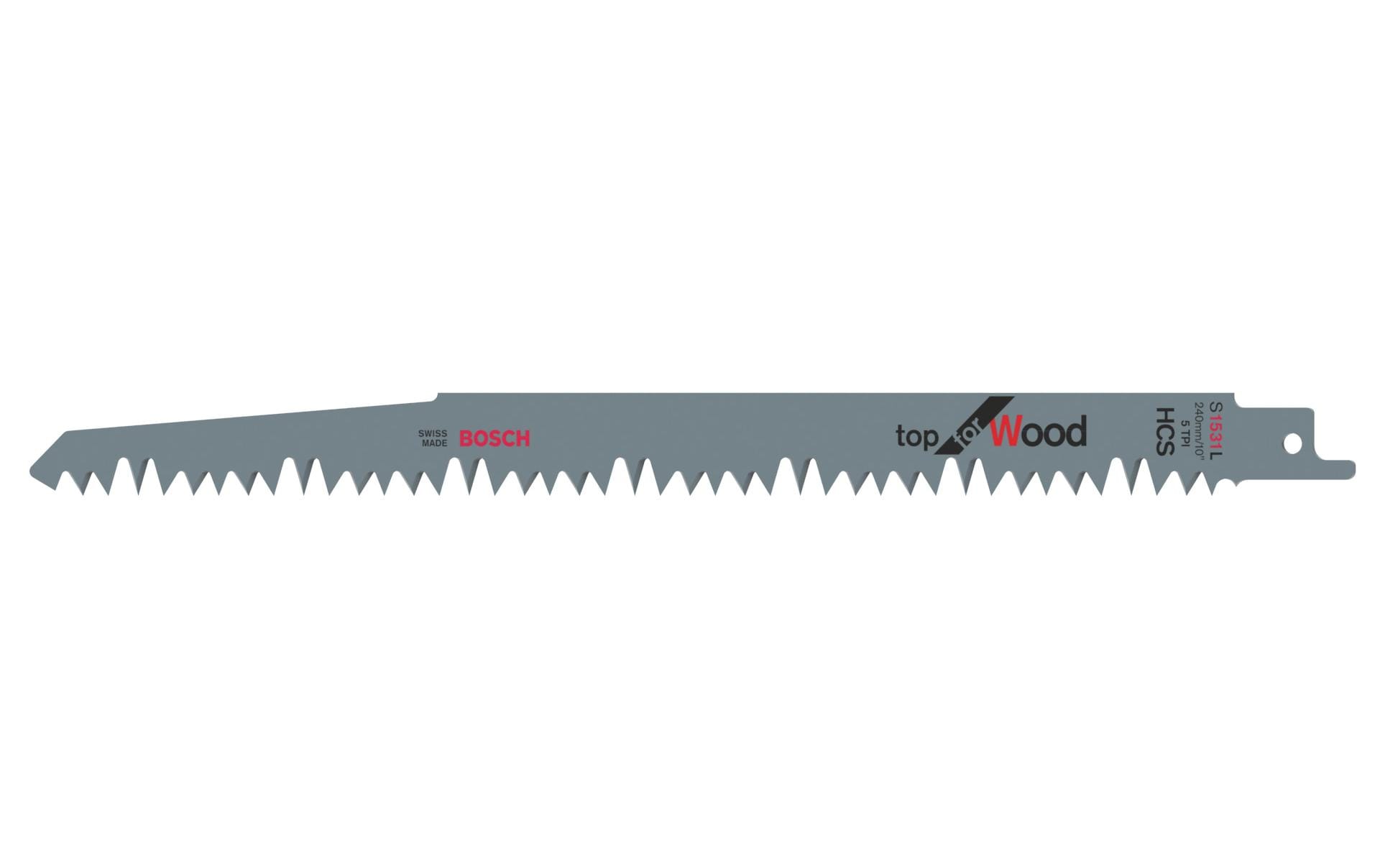 Bosch Professional – Säbelsägeblatt, S 1531 L, 240 mm, 100 Stk.