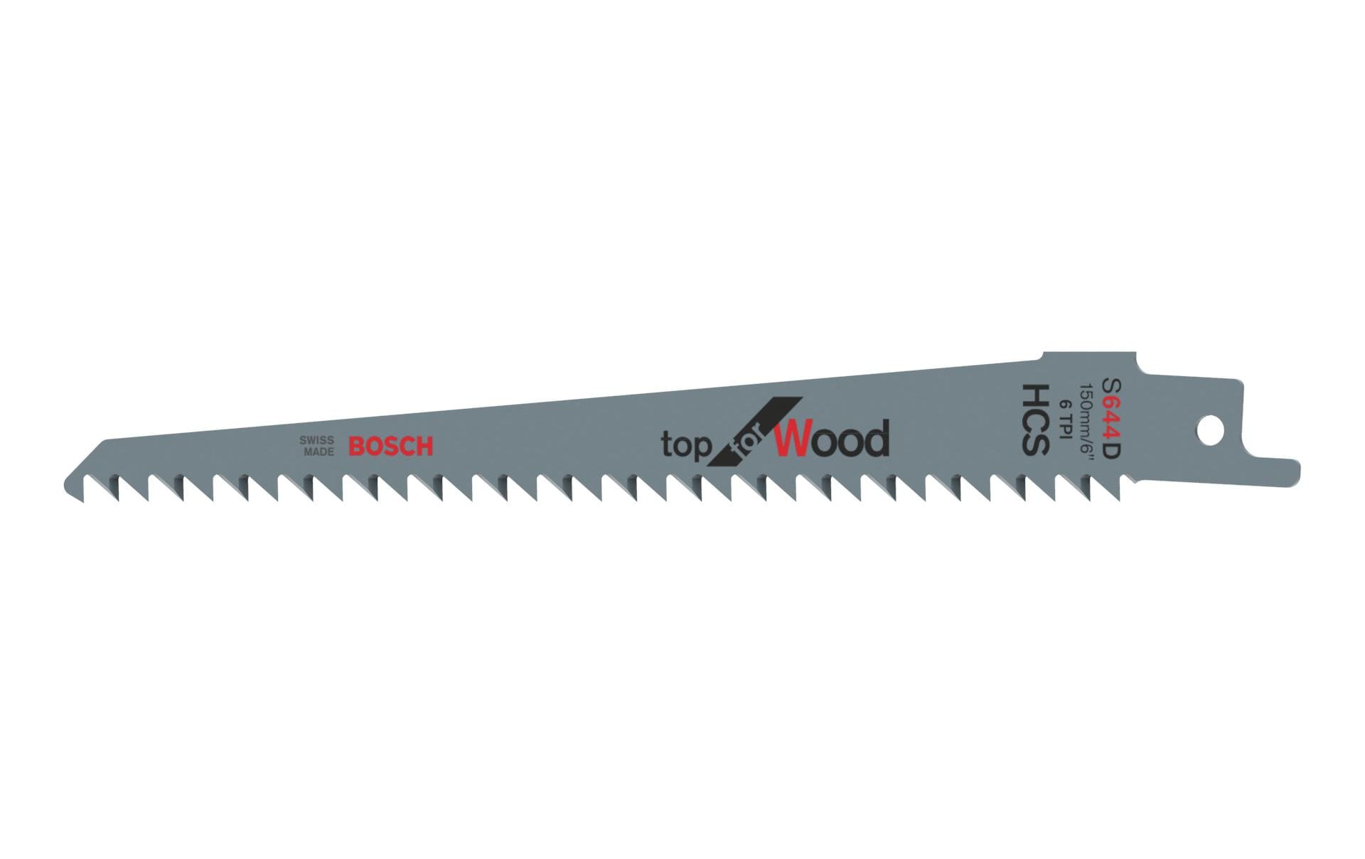 Bosch Professional S 644 D Säbelsägeblatt – 5 Stk – für Holz