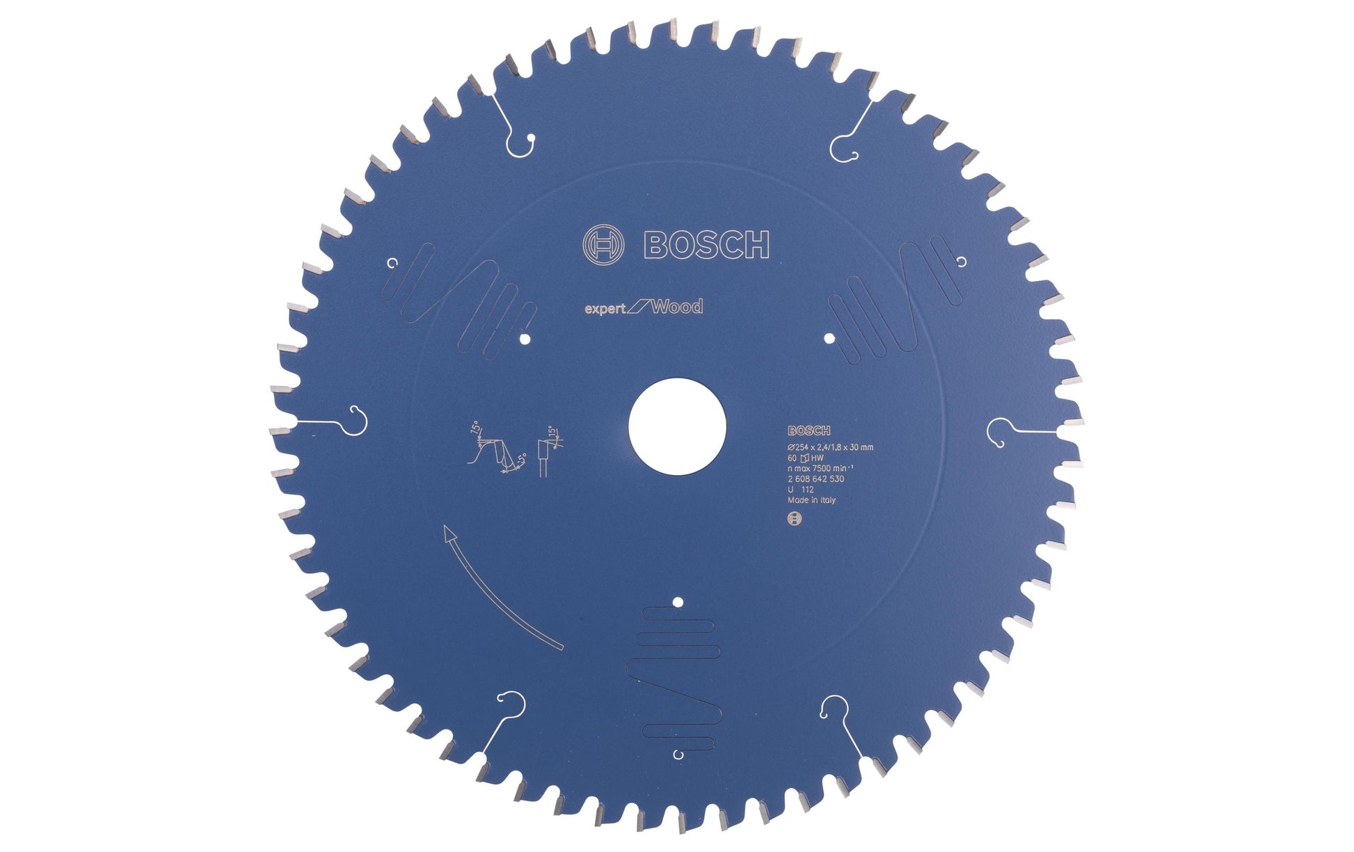 Bosch Professional – Kreissägeblatt, 60 Zähne, 2 608 642 530, 254 mm × 30 mm × 2,4 mm