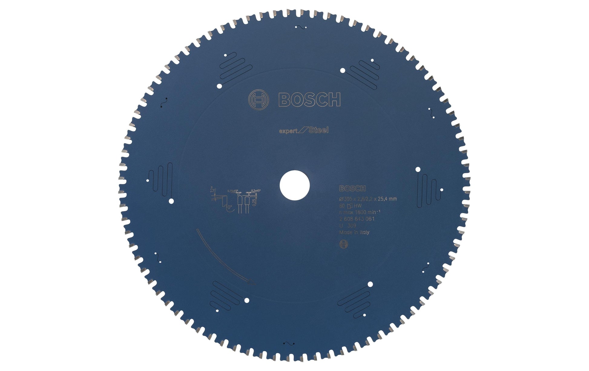 Bosch Professional – Kreissägeblatt, 80 Zähne, 2608643061, 305 mm