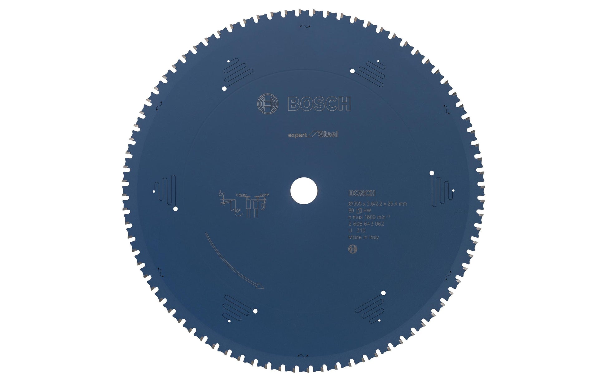 Bosch Professional – Kreissägeblatt, 2608643062, 355 mm × 25,4 mm × 2,6 mm
