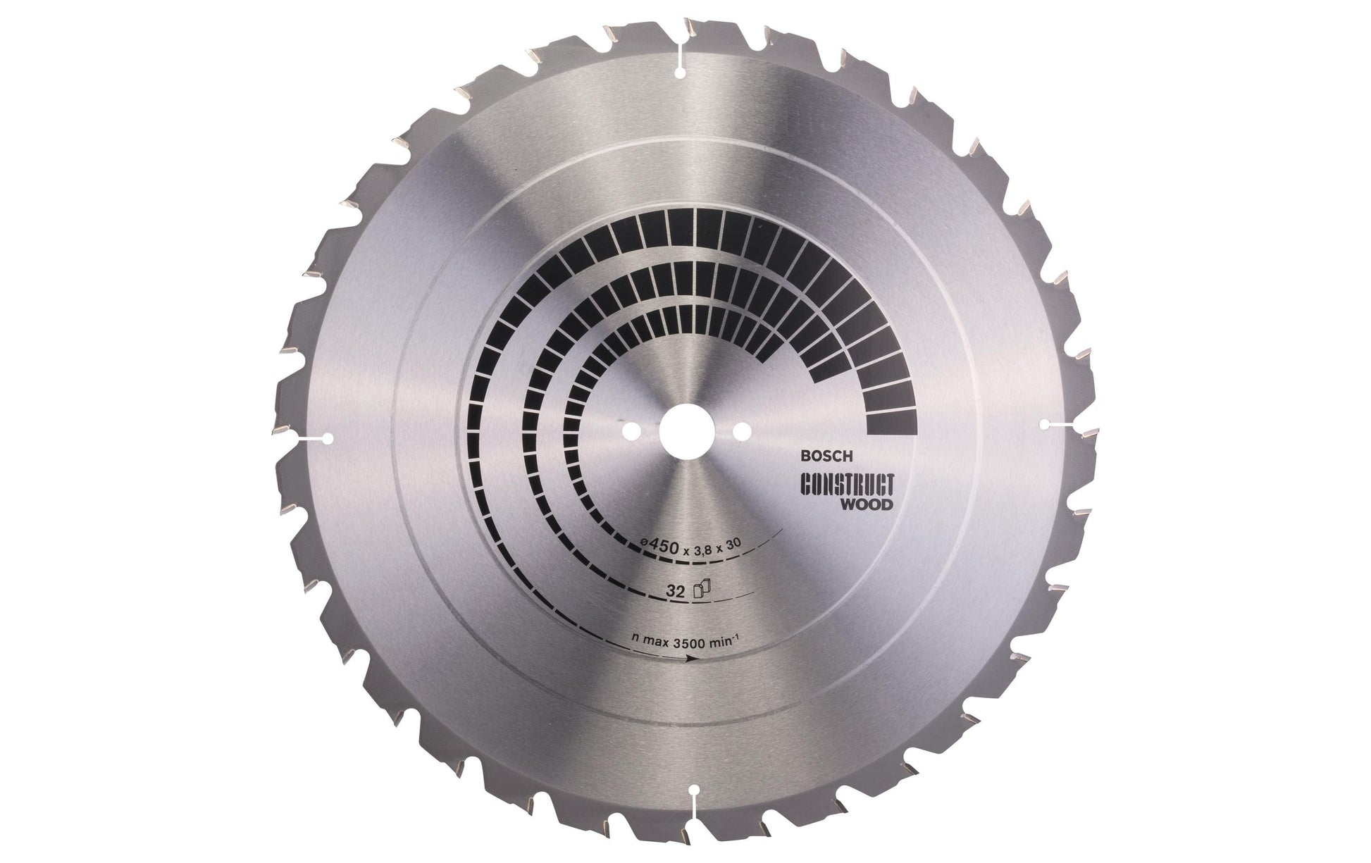 Bosch Professional – Kreissägeblatt, 32 Zähne, 450 mm × 30 mm × 2,5 mm