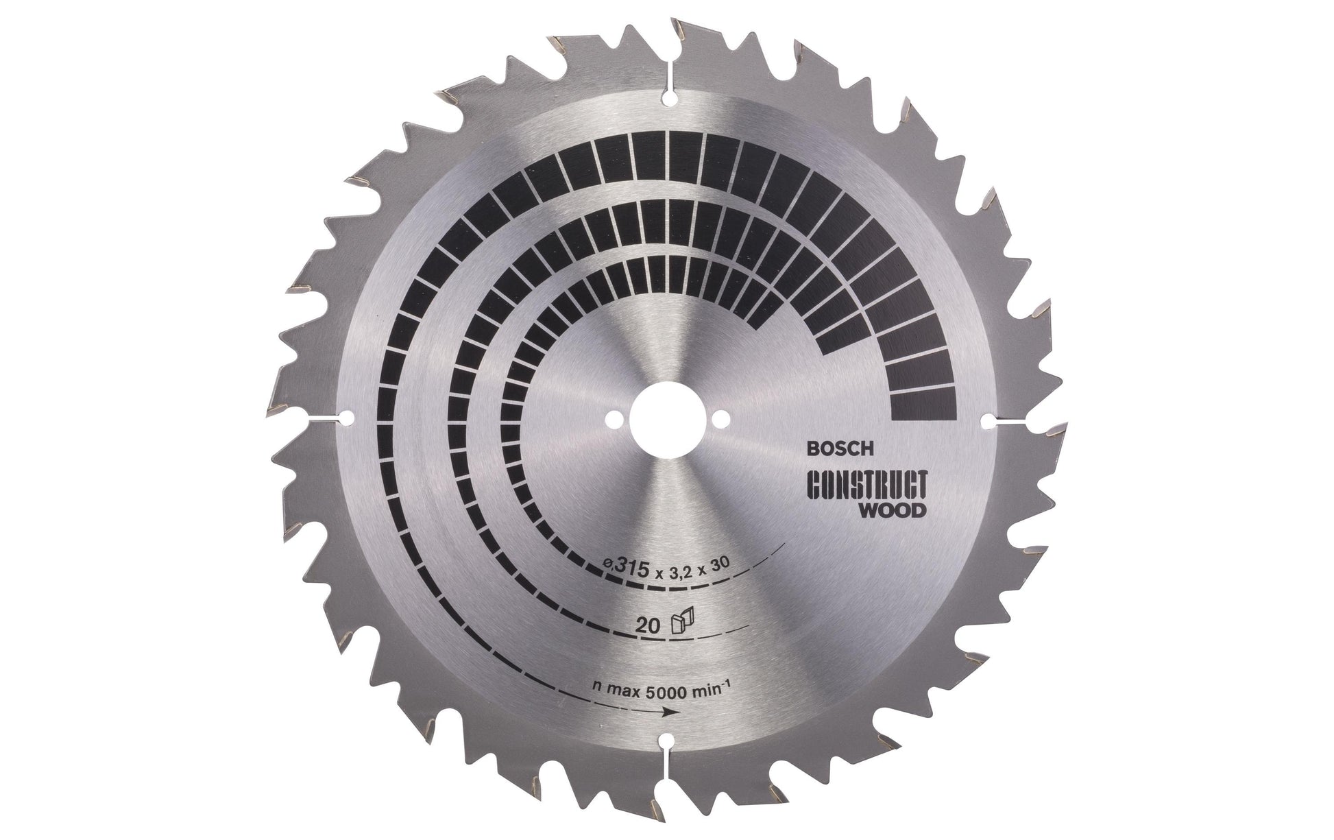 Bosch Professional – Kreissägeblatt, ATB, 20 Zähne, 315 mm × 30 mm × 2,2 mm