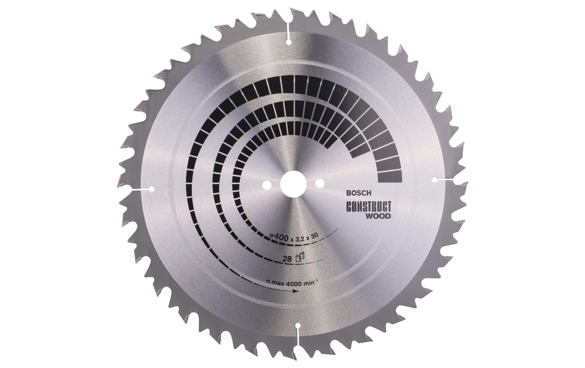 Bosch Professional – Kreissägeblatt, 28 Zähne, 2 608 640 703, 400 mm × 30 mm
