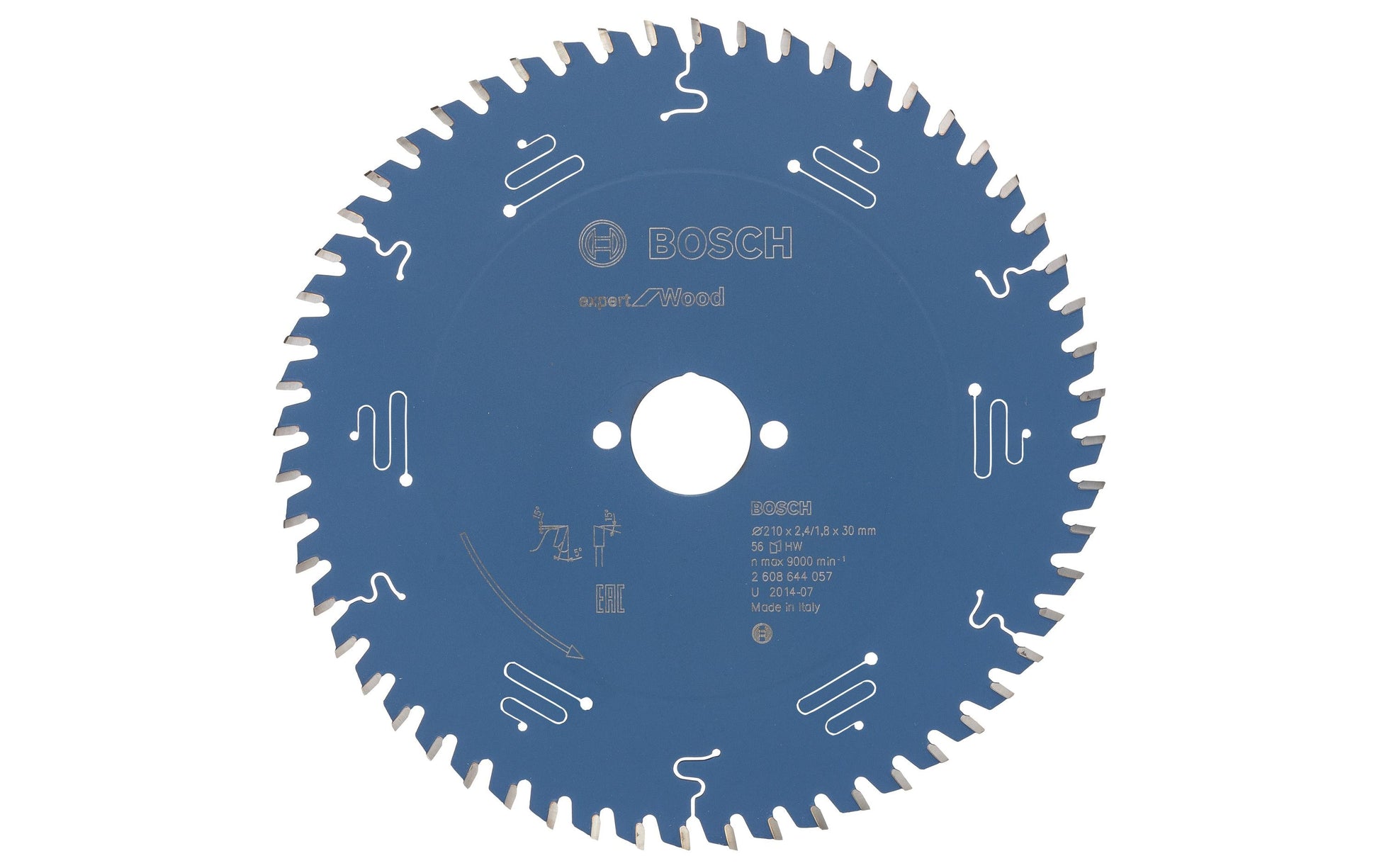 Bosch Professional – Kreissägeblatt, ATB, 2 608 644 057, 210 mm × 30 mm × 2,4 mm