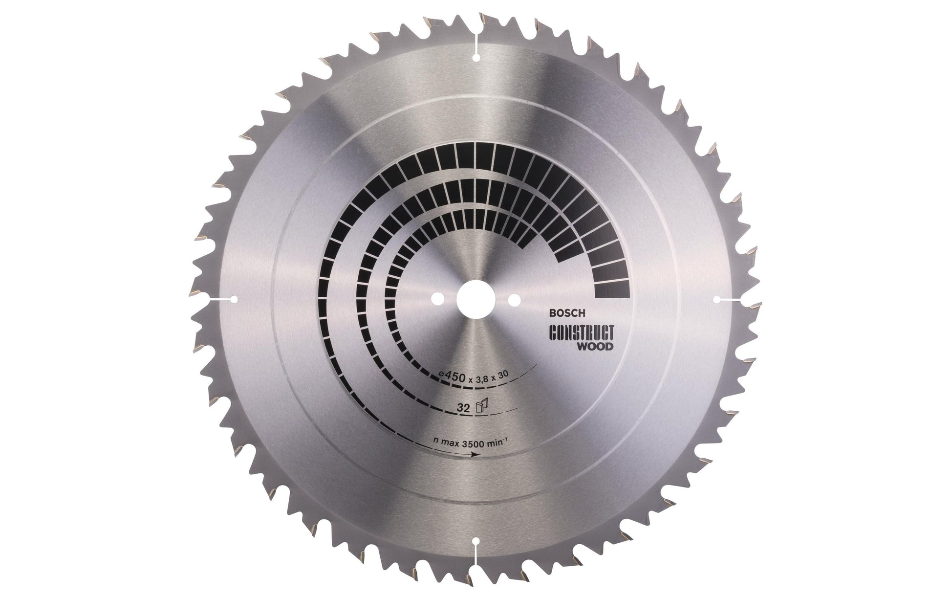 Bosch Professional – Kreissägeblatt, 32 Zähne, 2 608 640 704, 450 mm × 30 mm × 2,8 mm