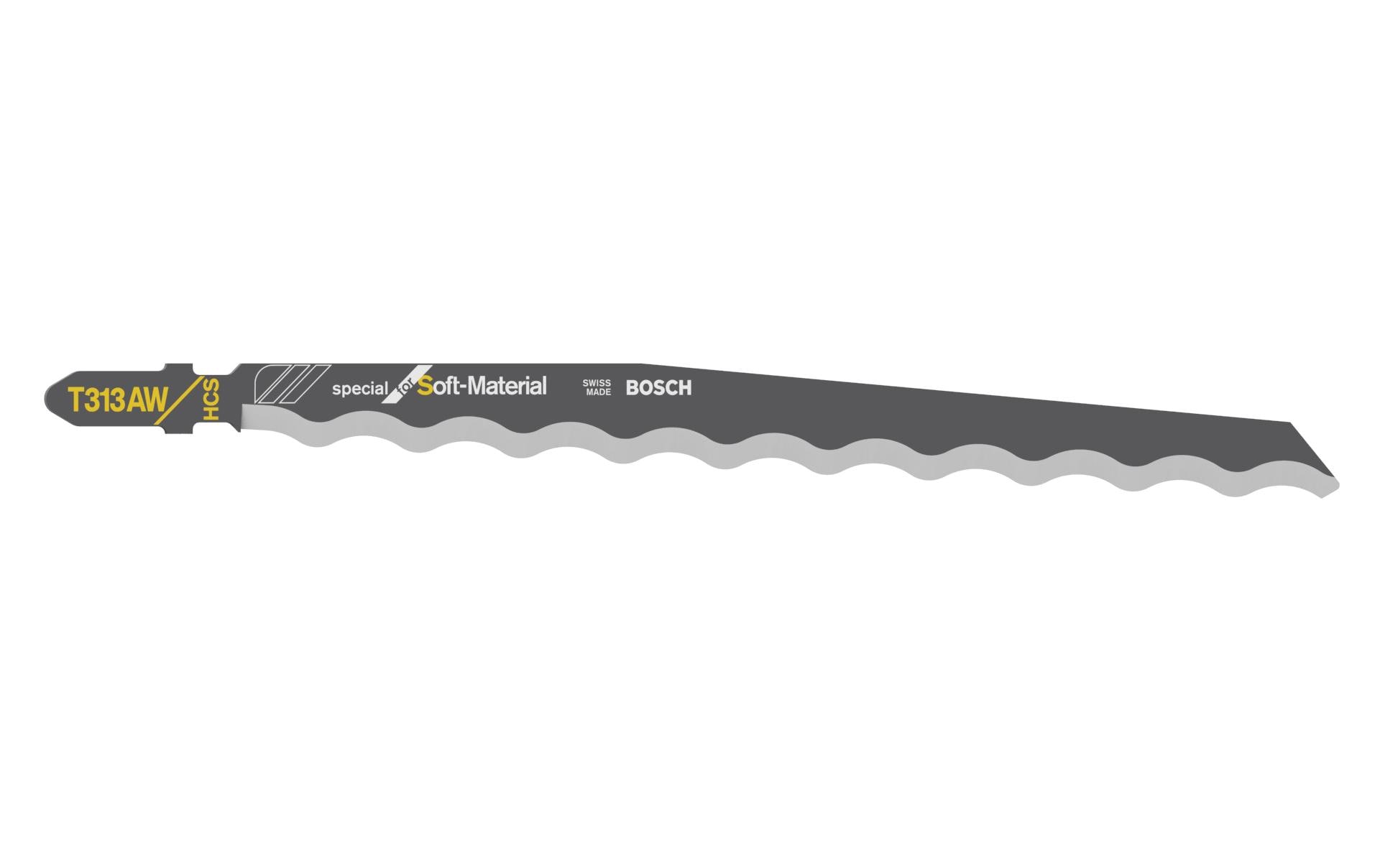 Bosch Professionelles Stichsägenblatt – für Gummi – 3 Stk