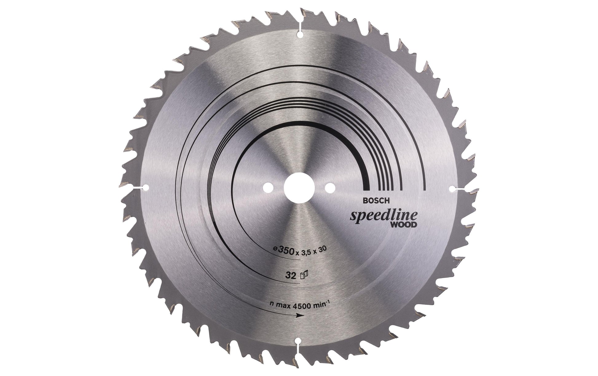 Bosch Professional – Kreissägeblatt, Speedline Wood, 2 608 640 683, 350 mm × 30 mm × 3,5 mm