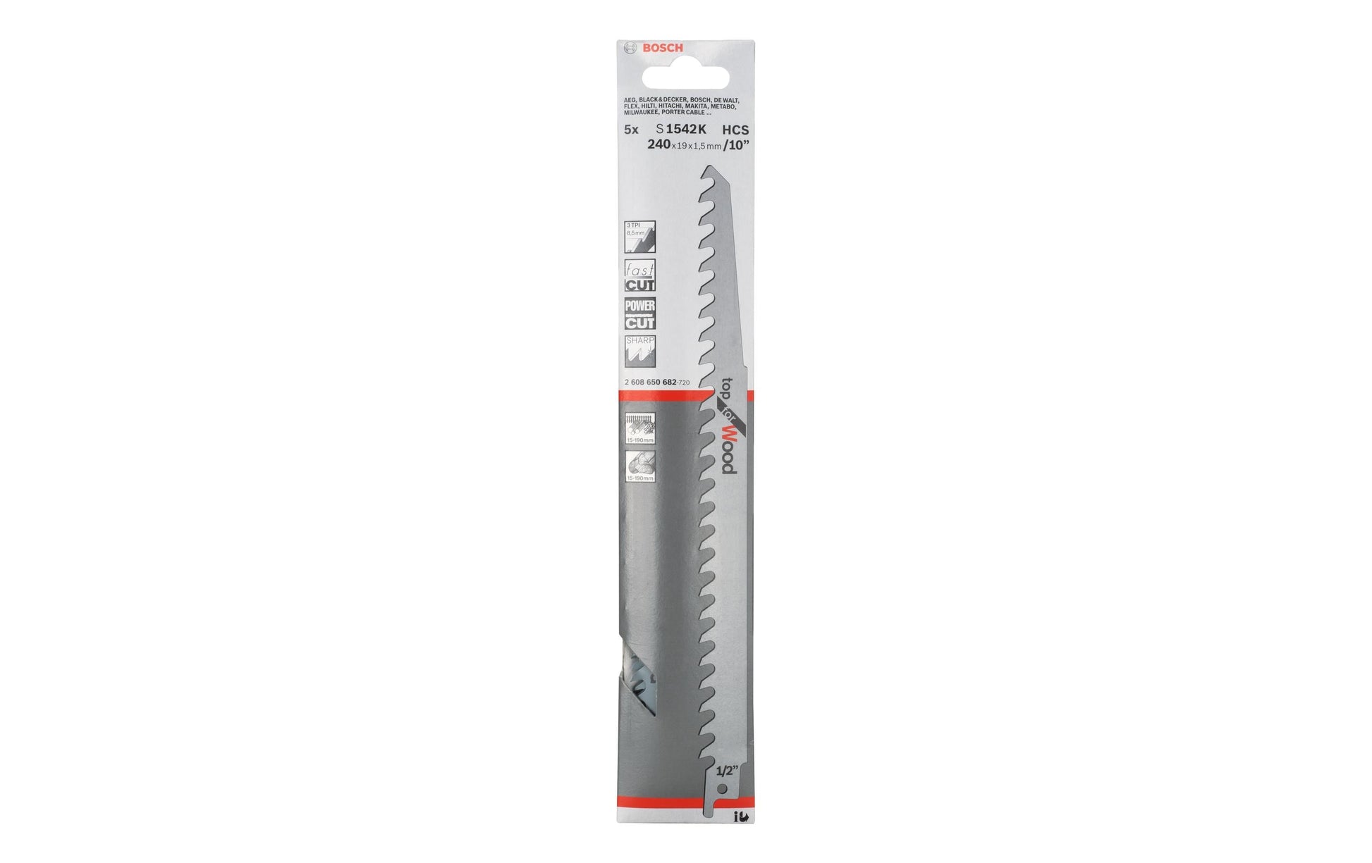 Bosch Professionelles Säbelsägeblatt – für Holz – 5 Stk