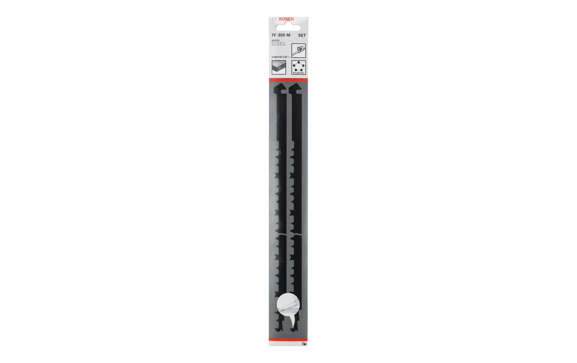 Bosch Professional TF 350 M Sägeblattsatz HCS – für Holz – 2-tlg.