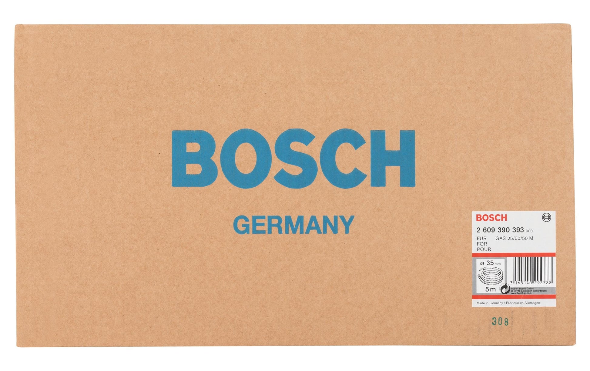 Bosch Professional – Schlauch für GAS 25 L SFC, GAS 50, GAS 50 M Professional, 35 mm × 35 mm × 5000 mm