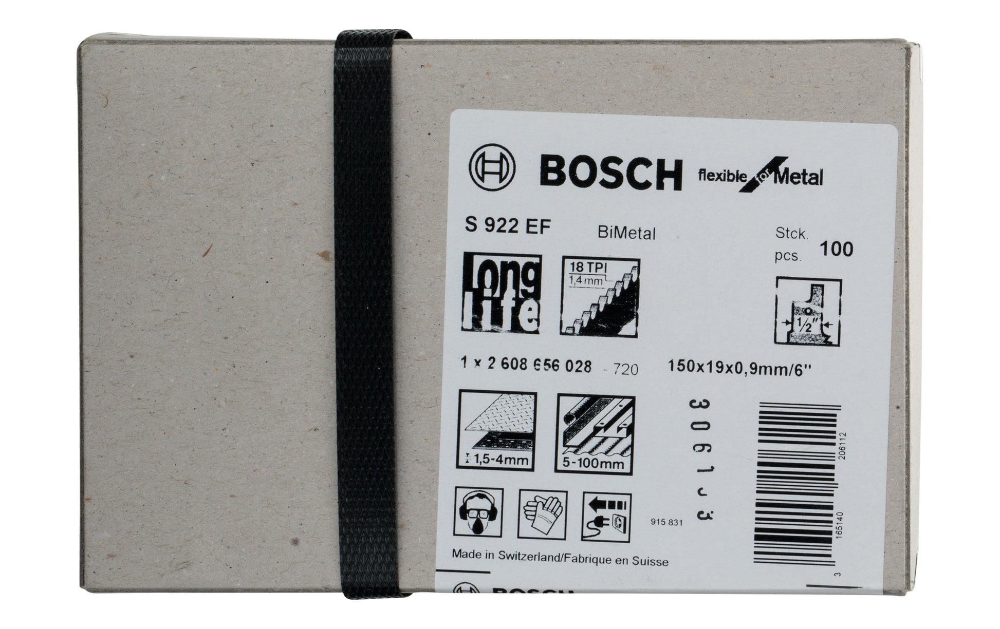 Bosch Professional – Säbelsägeblatt, S 922 EF, 150 mm, 100 Stk.