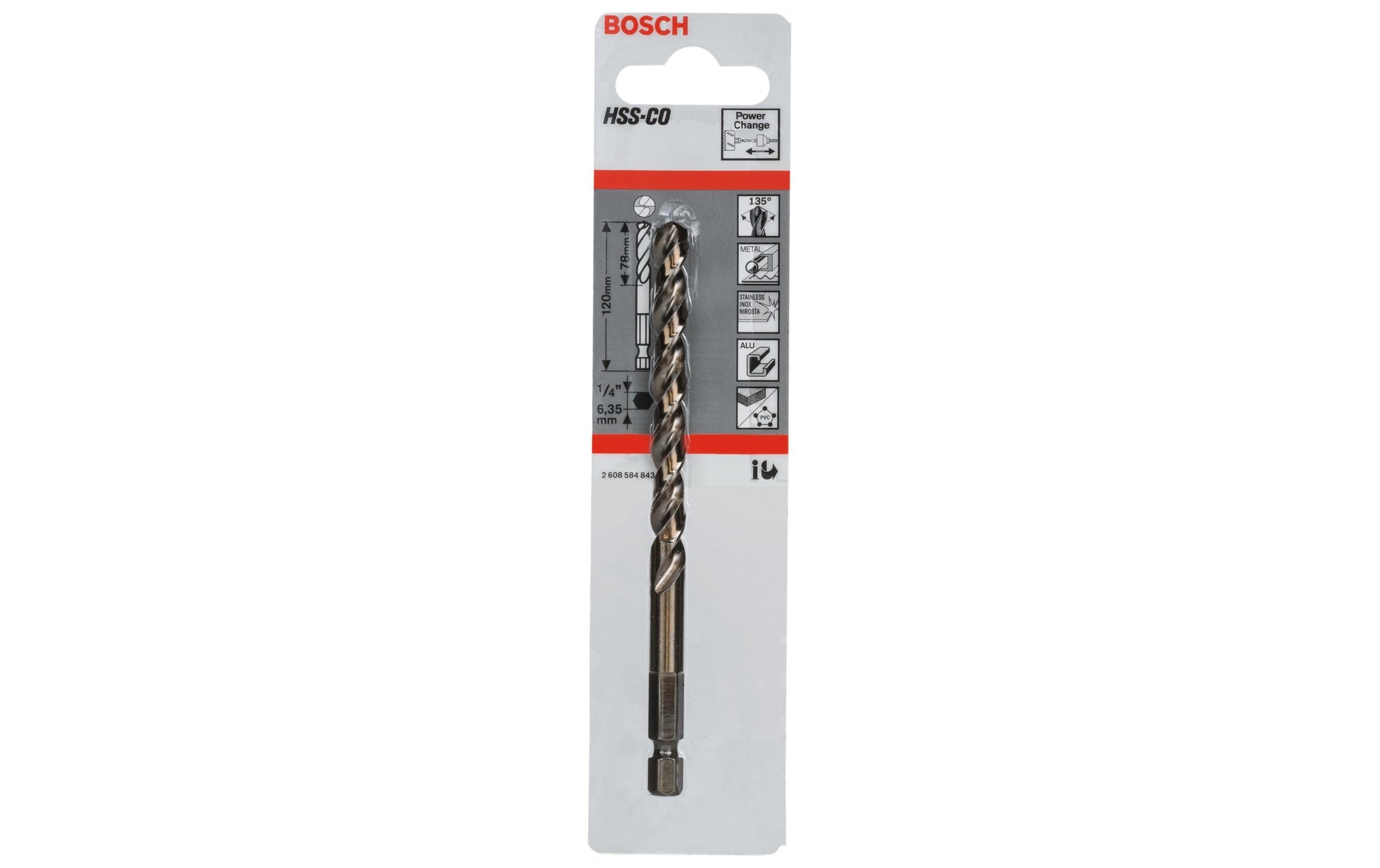Bosch Professioneller Zentrierbohrer 7,15 × 120 mm HSS-Co