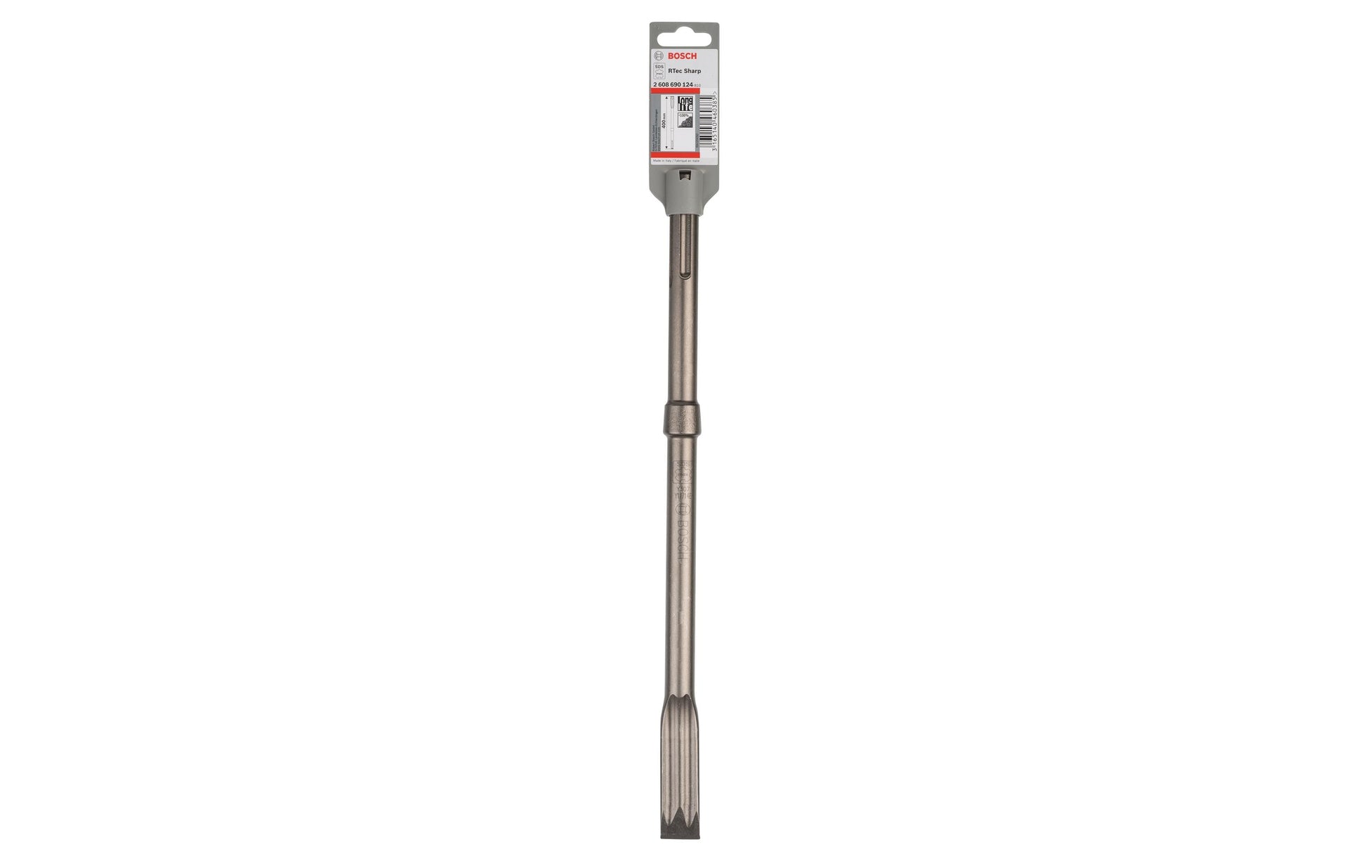 Bosch Professioneller RTec Sharp Flachmeissel 400 mm Edelstahl SDS Max – für Bosch