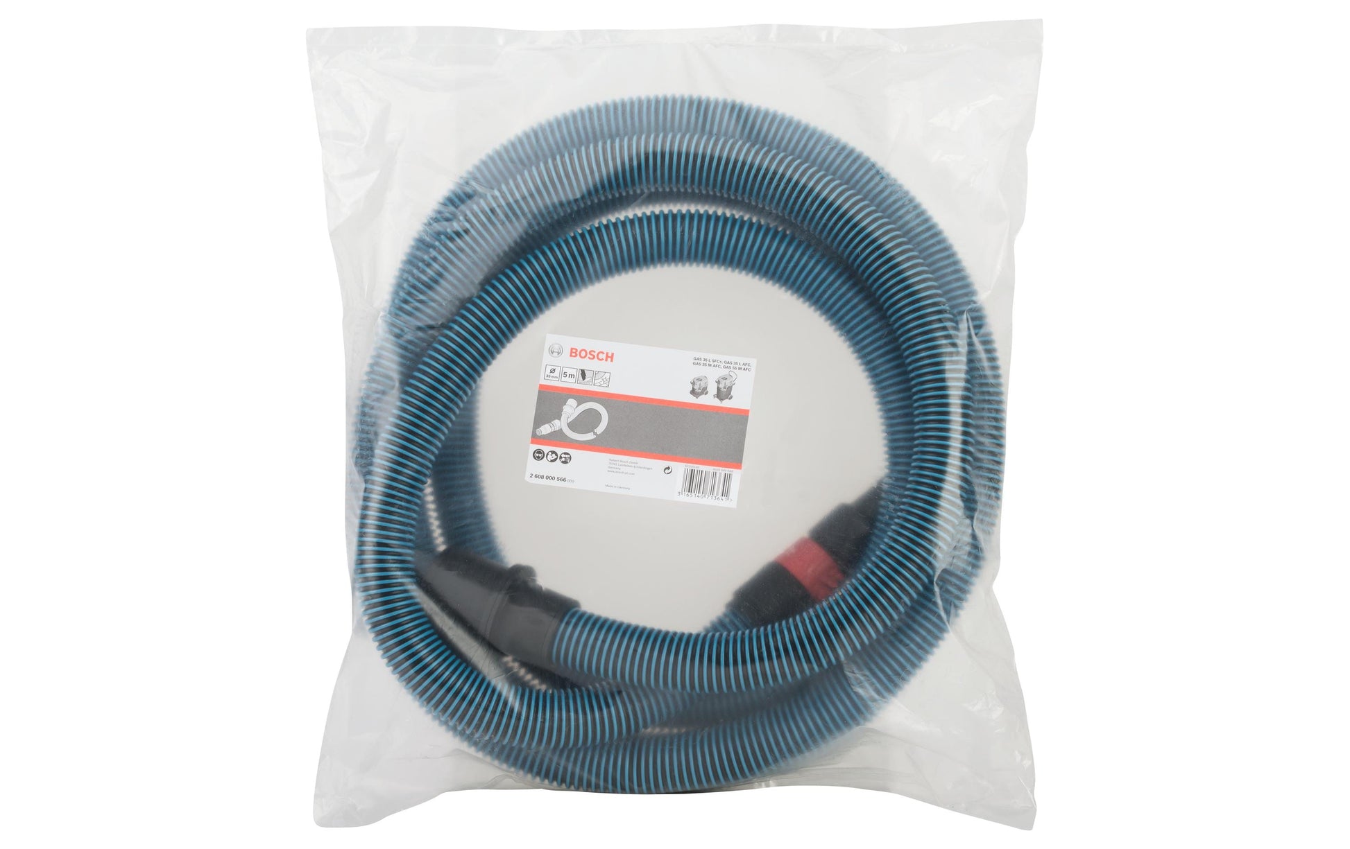 Bosch Professioneller Schlauch – Länge 5 m, für GAS12-25/12-25PS, GAS 15 PS, GAS 35 H AFC und andere