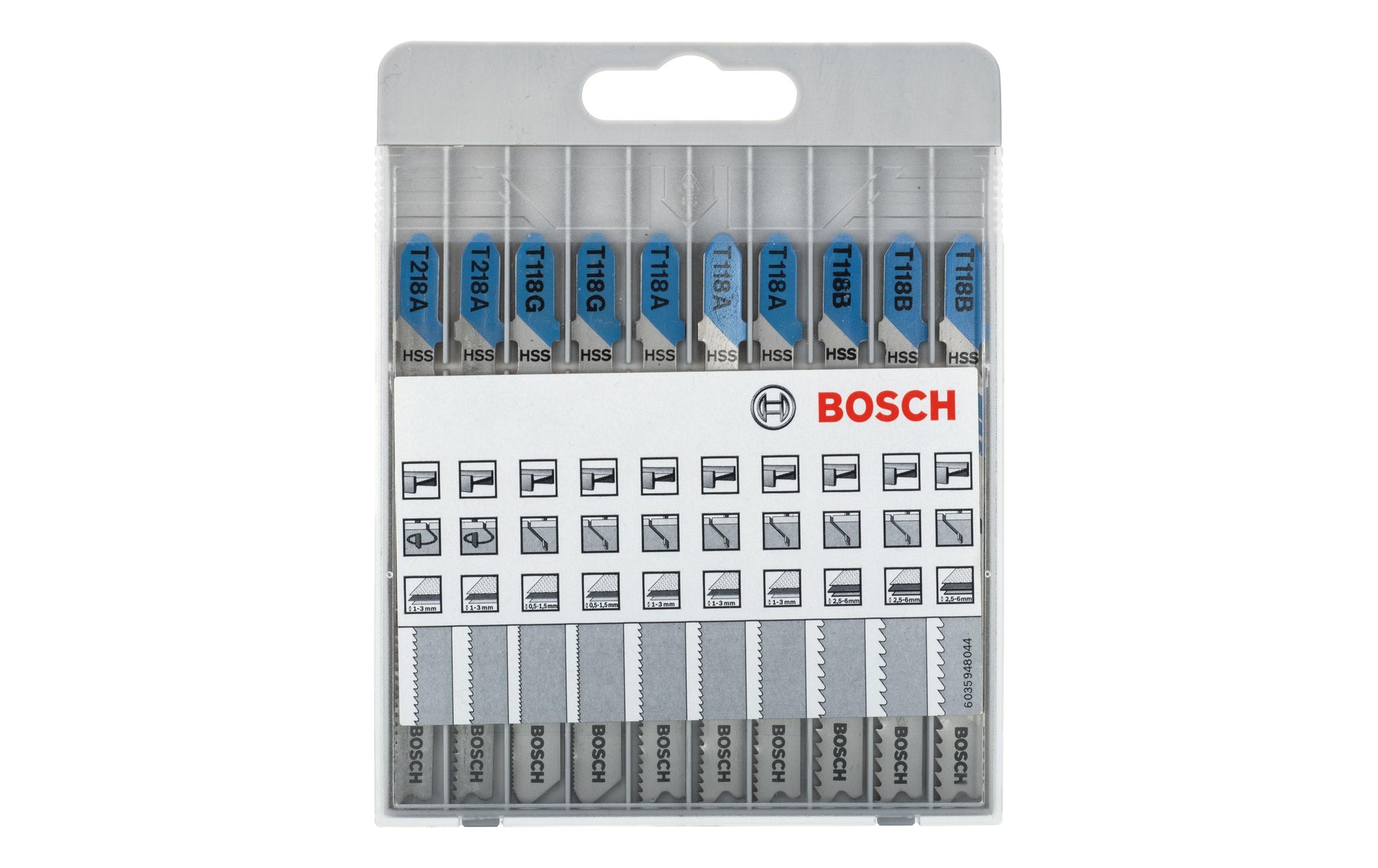 Bosch Professionelles Stichsägeblatt-Set – für Metall – 10 Stk