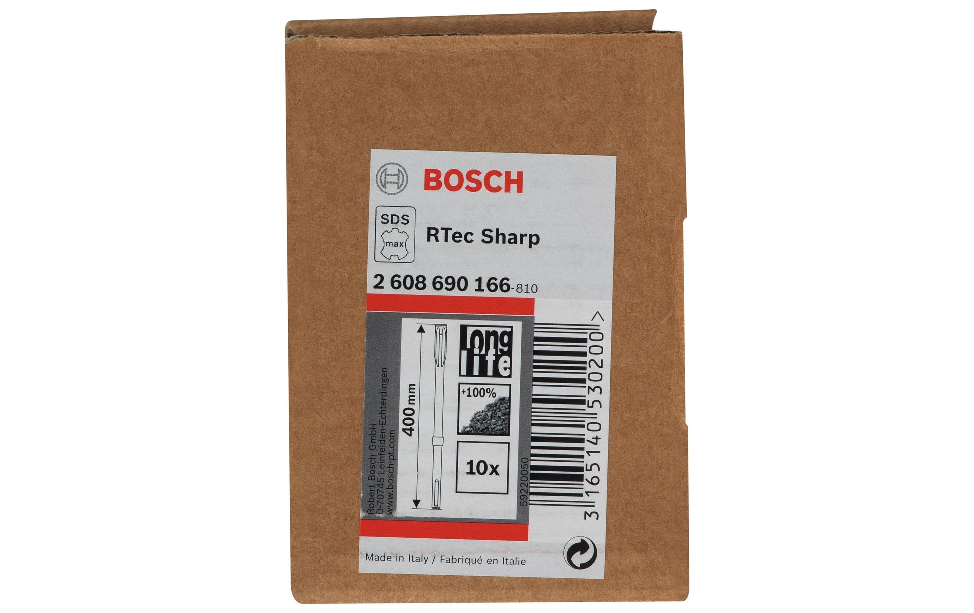Bosch Professional – Flachmeissel, RTec Sharp, SDS max, 400 mm, Edelstahl